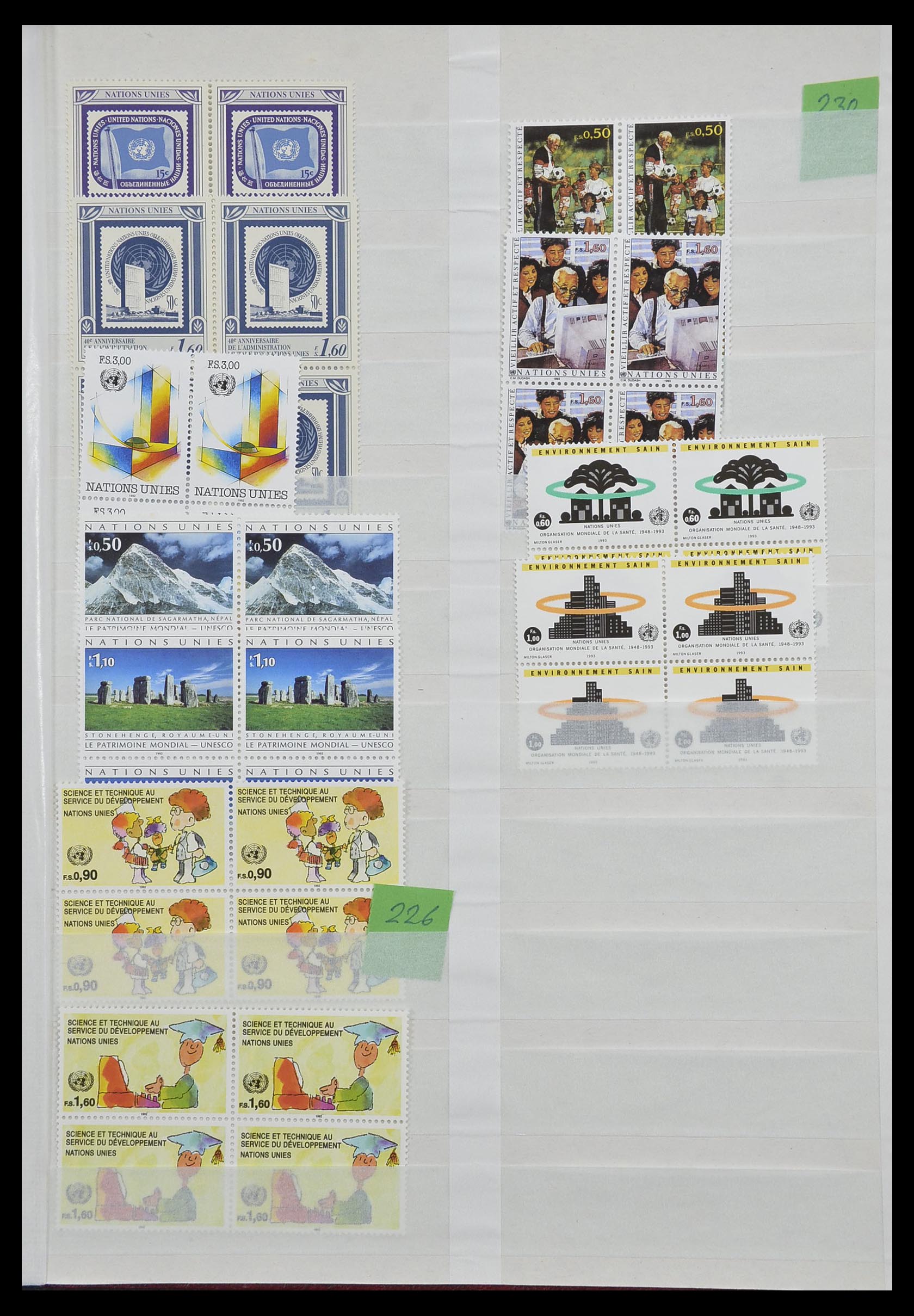 33467 044 - Postzegelverzameling 33467 Verenigde Naties 1969-1999.