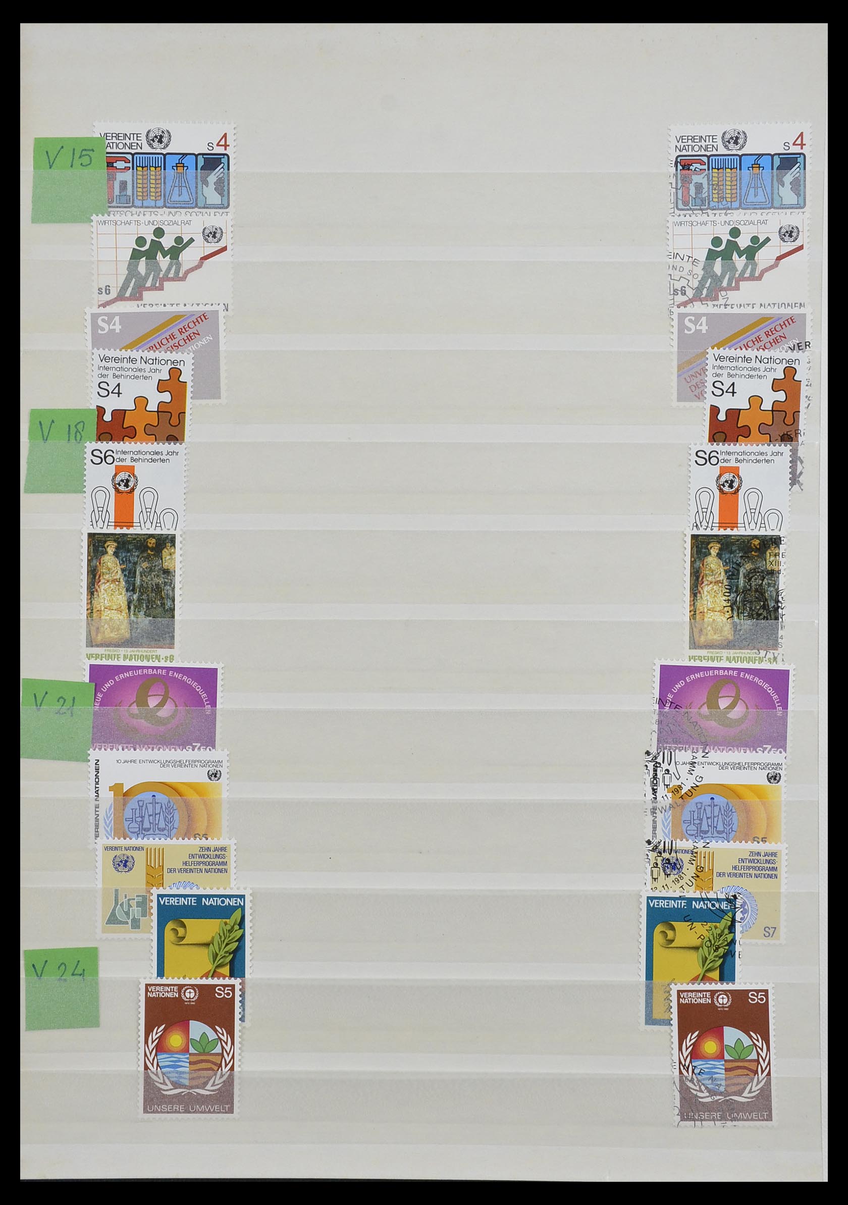 33467 047 - Postzegelverzameling 33467 Verenigde Naties 1969-1999.