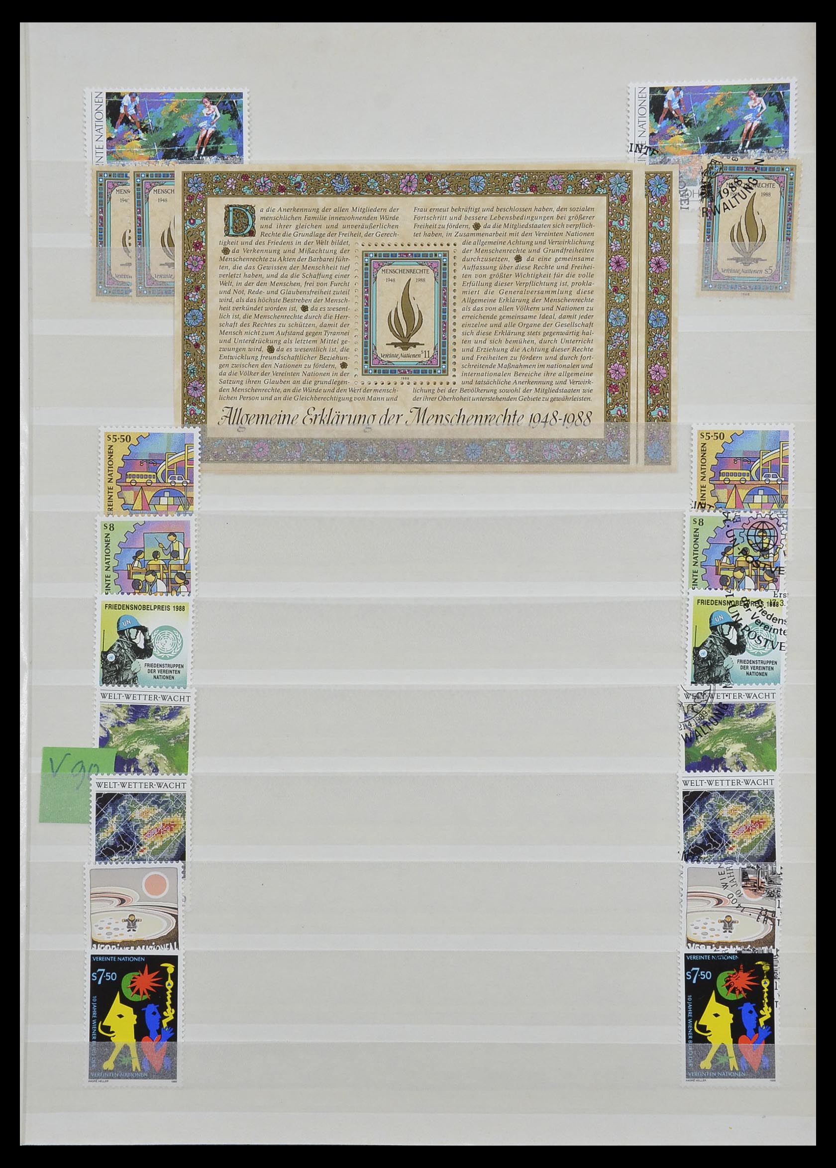 33467 054 - Postzegelverzameling 33467 Verenigde Naties 1969-1999.