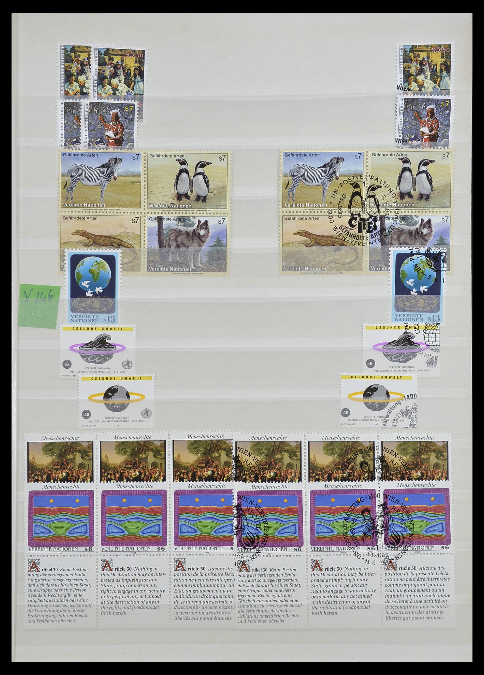 33467 060 - Postzegelverzameling 33467 Verenigde Naties 1969-1999.