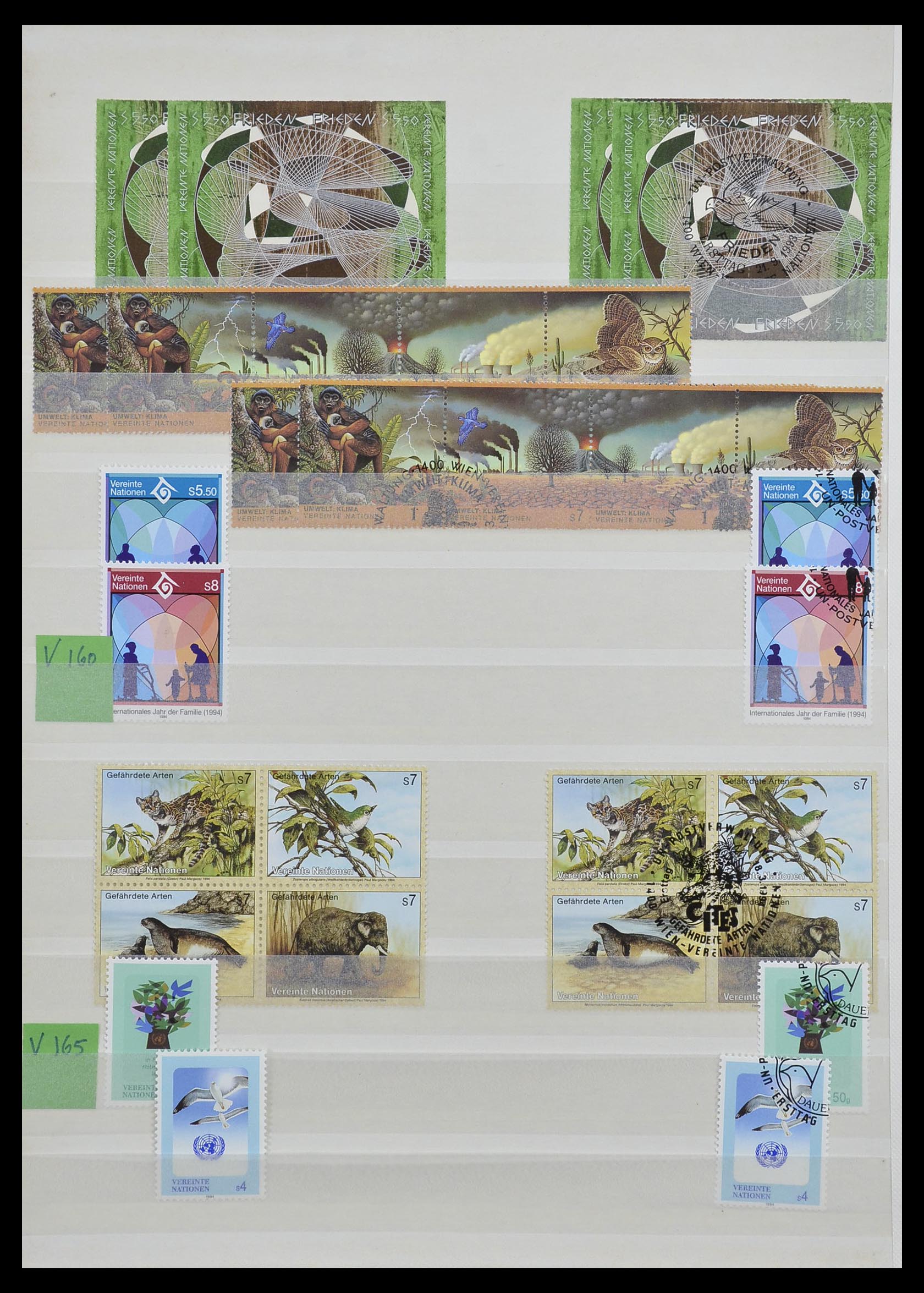 33467 061 - Postzegelverzameling 33467 Verenigde Naties 1969-1999.