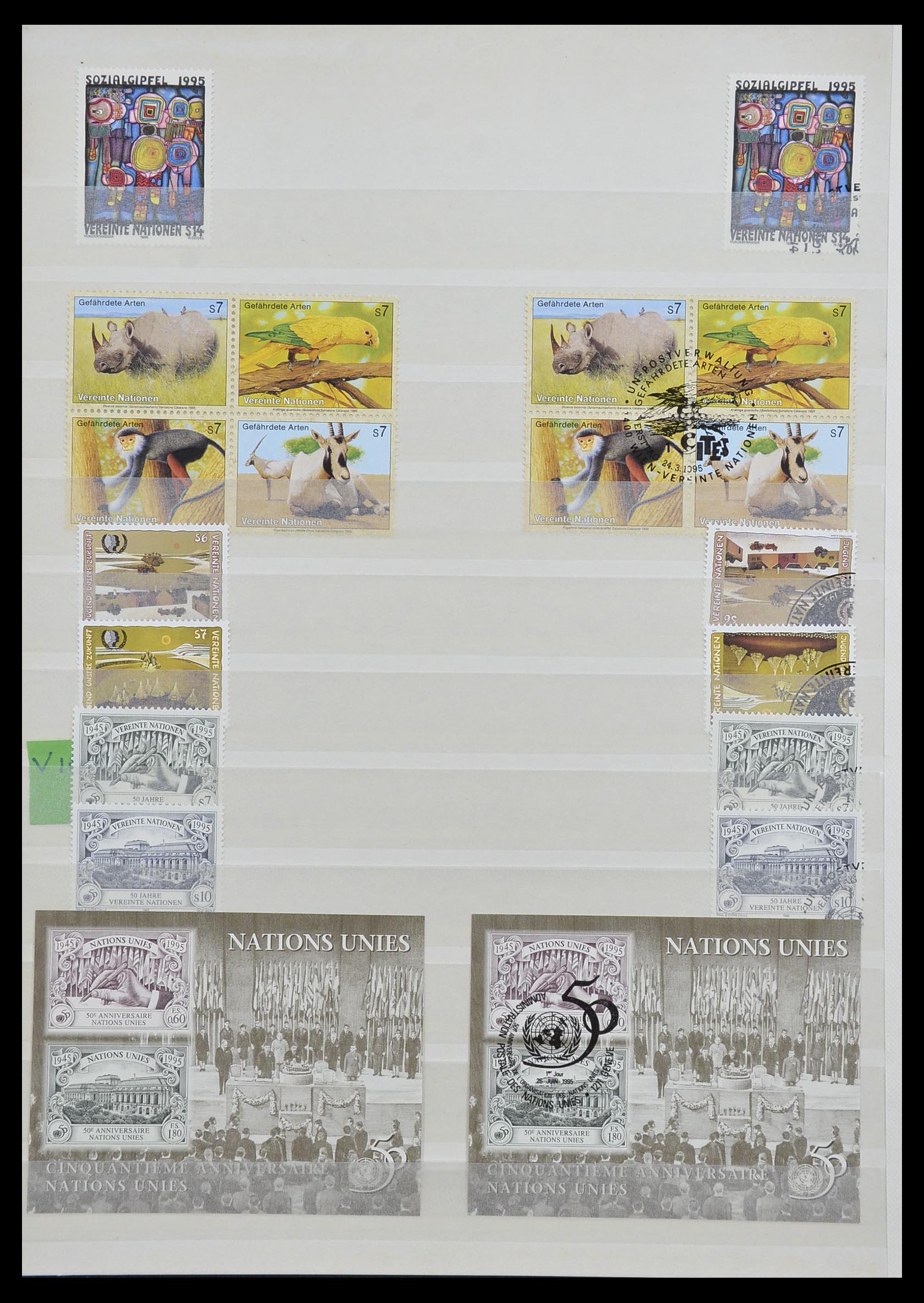 33467 063 - Postzegelverzameling 33467 Verenigde Naties 1969-1999.