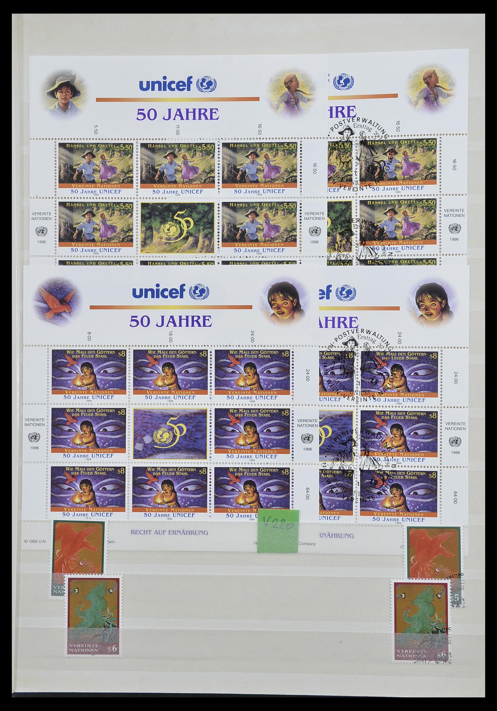 33467 066 - Postzegelverzameling 33467 Verenigde Naties 1969-1999.