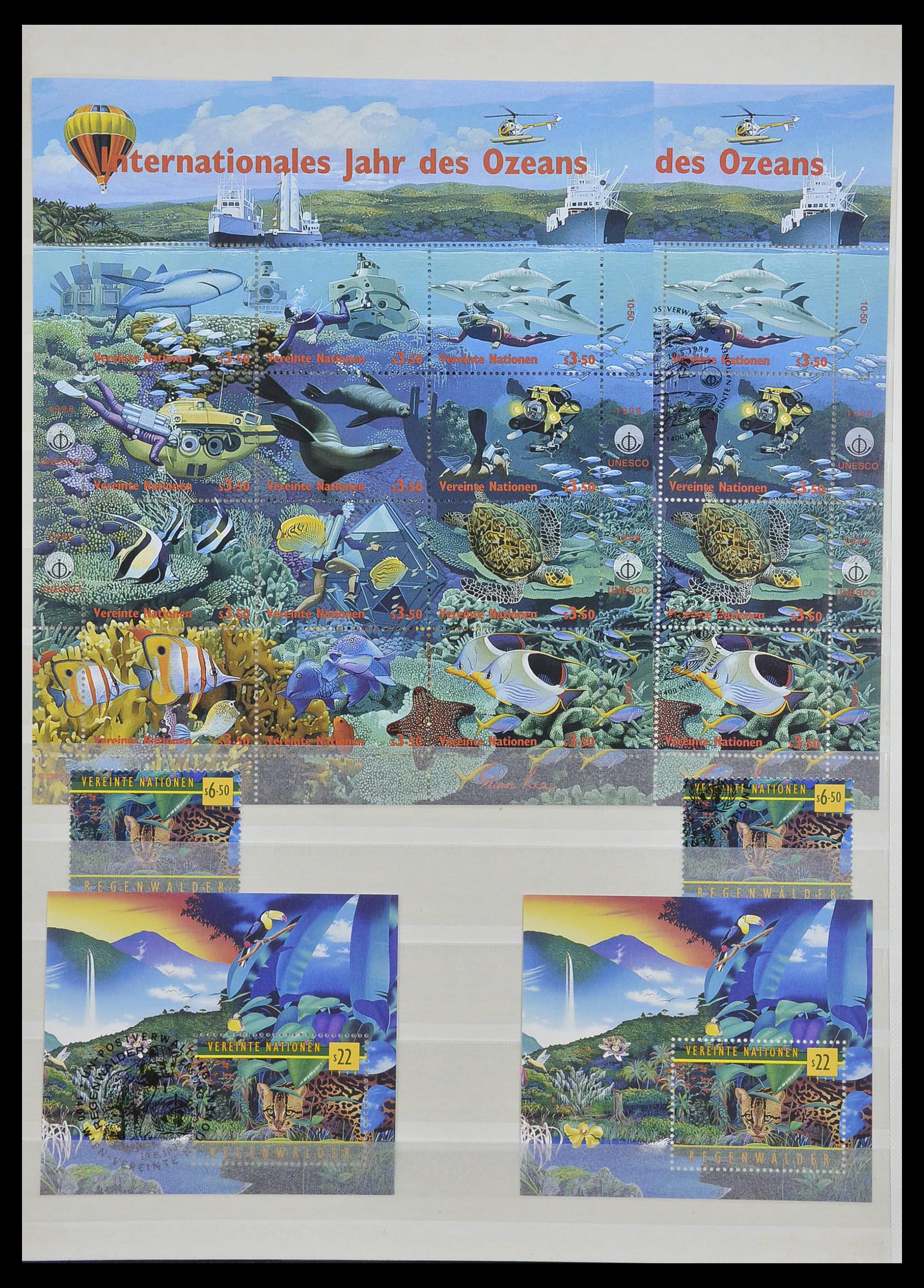 33467 069 - Postzegelverzameling 33467 Verenigde Naties 1969-1999.