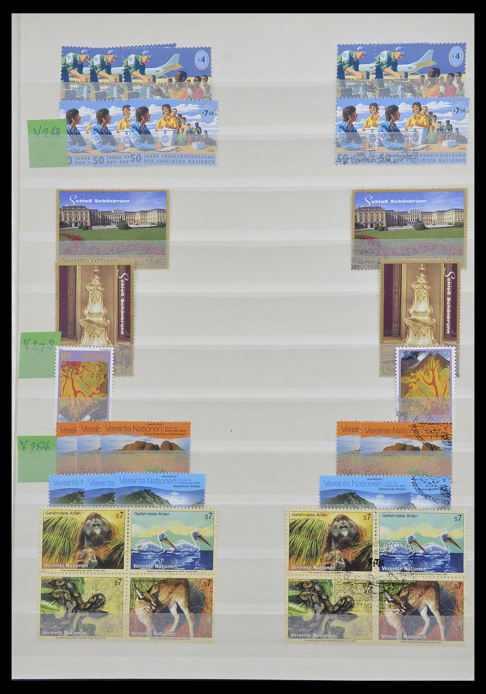 33467 070 - Postzegelverzameling 33467 Verenigde Naties 1969-1999.