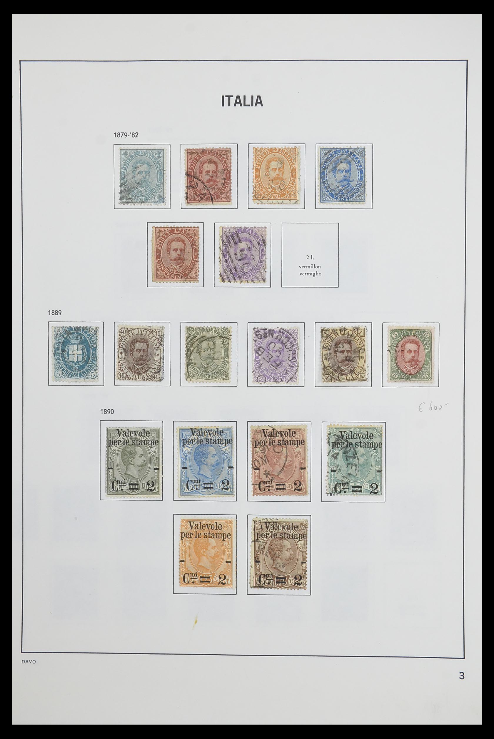 33473 003 - Postzegelverzameling 33473 Italië 1862-1984.
