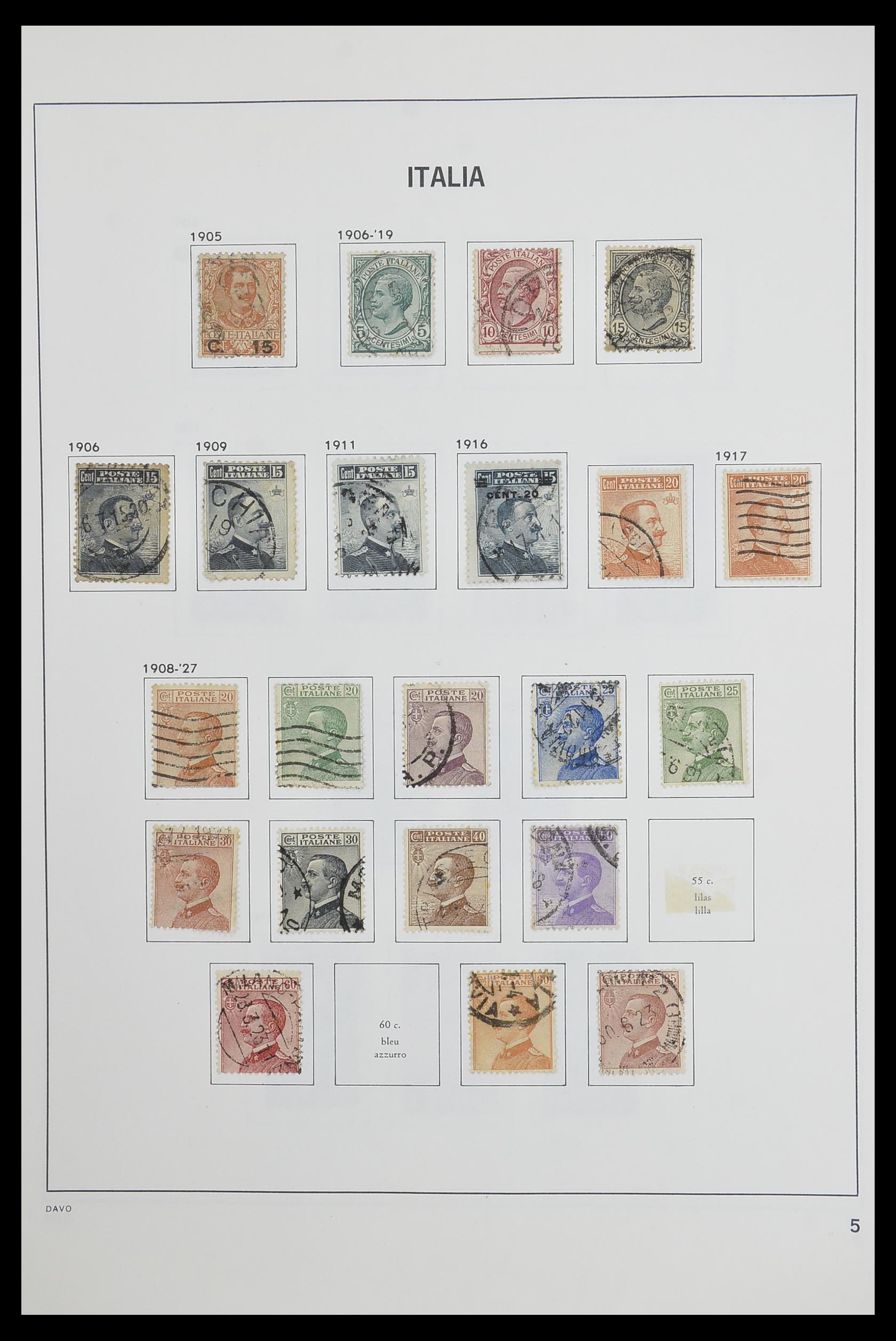 33473 005 - Postzegelverzameling 33473 Italië 1862-1984.