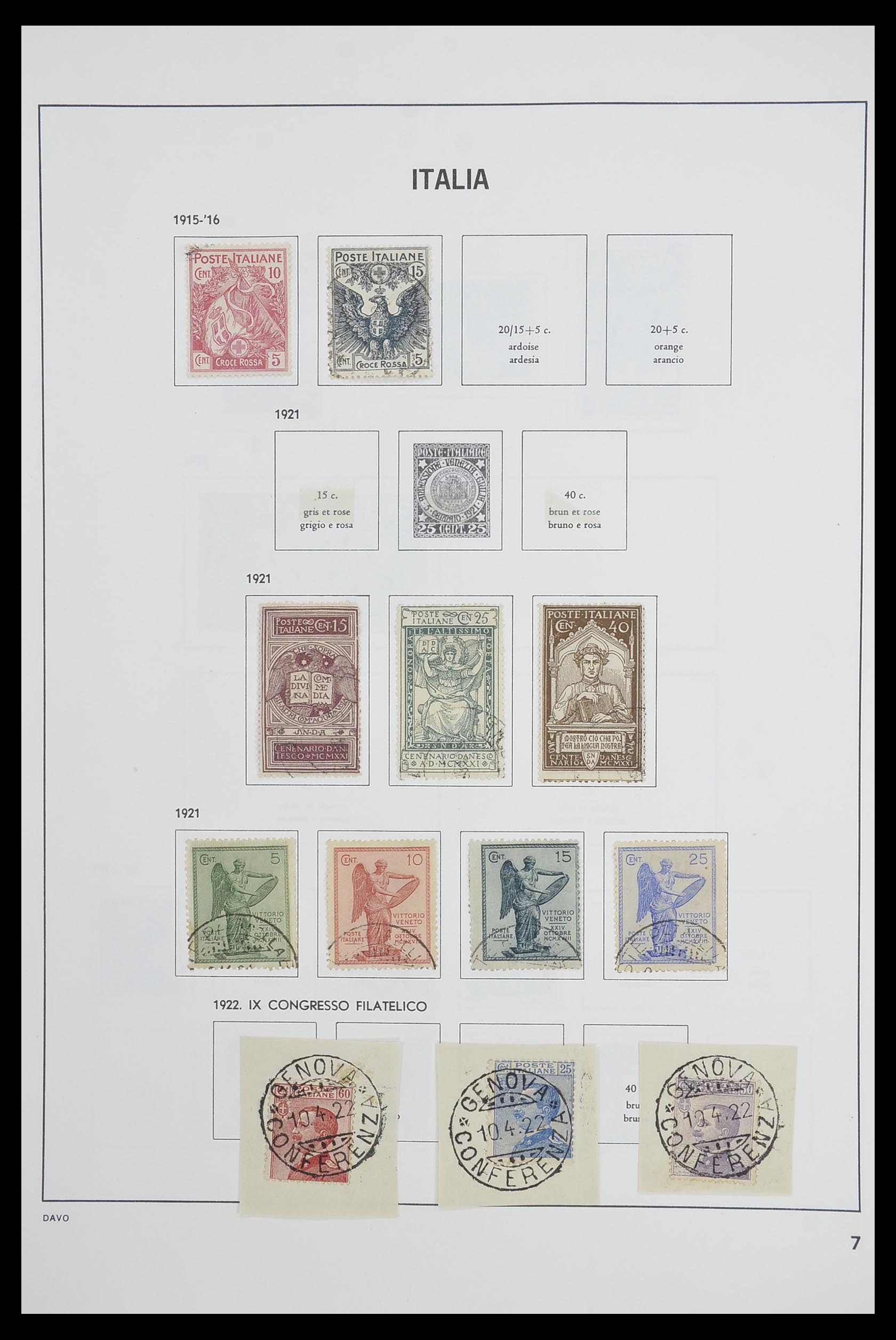 33473 007 - Postzegelverzameling 33473 Italië 1862-1984.