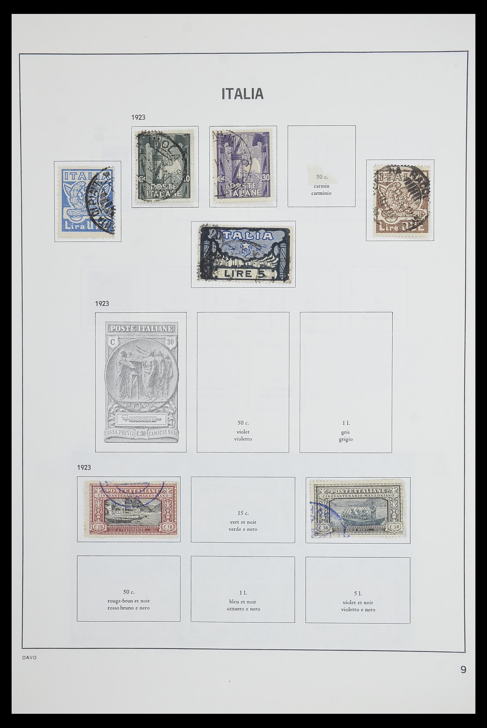 33473 009 - Postzegelverzameling 33473 Italië 1862-1984.