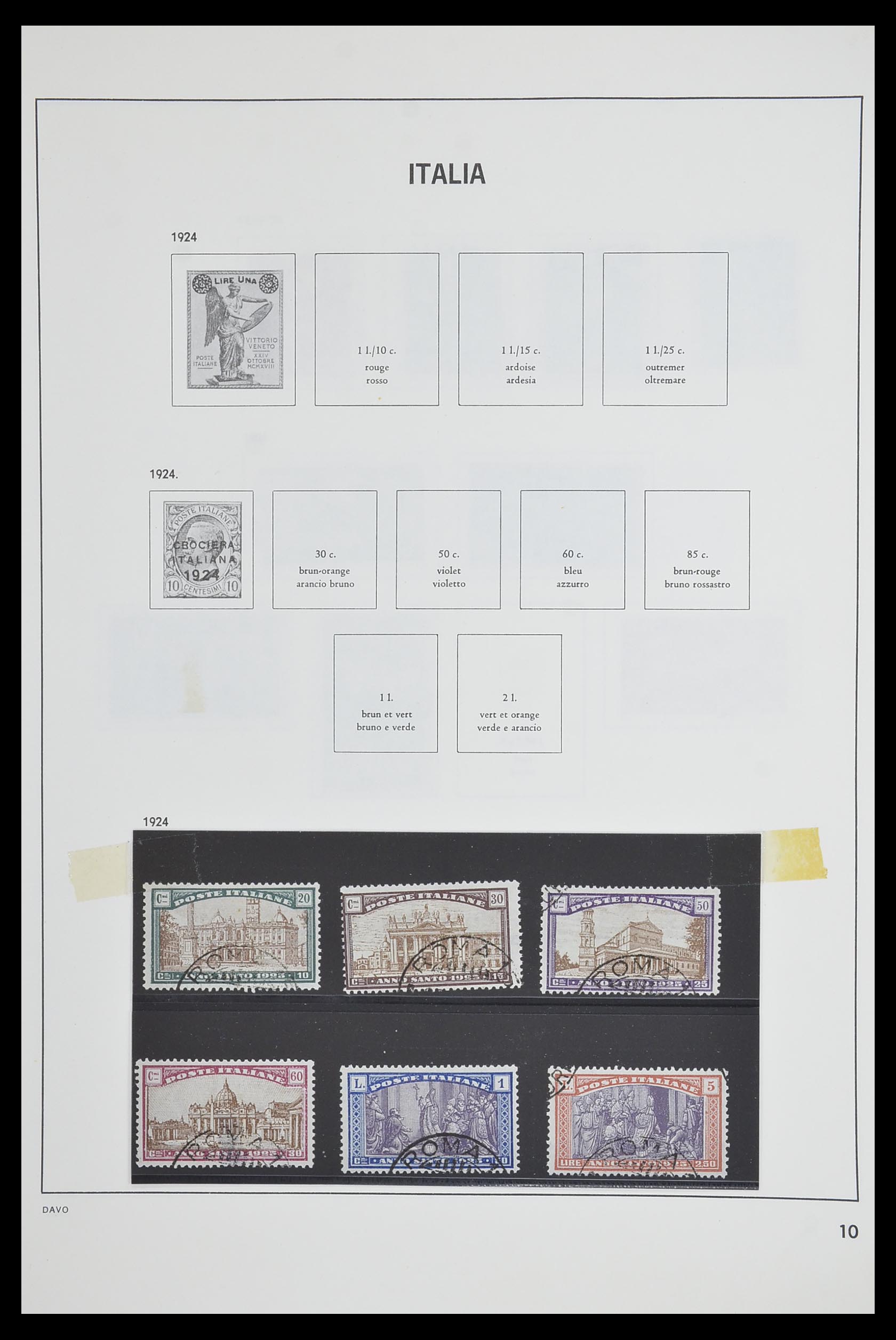33473 010 - Postzegelverzameling 33473 Italië 1862-1984.