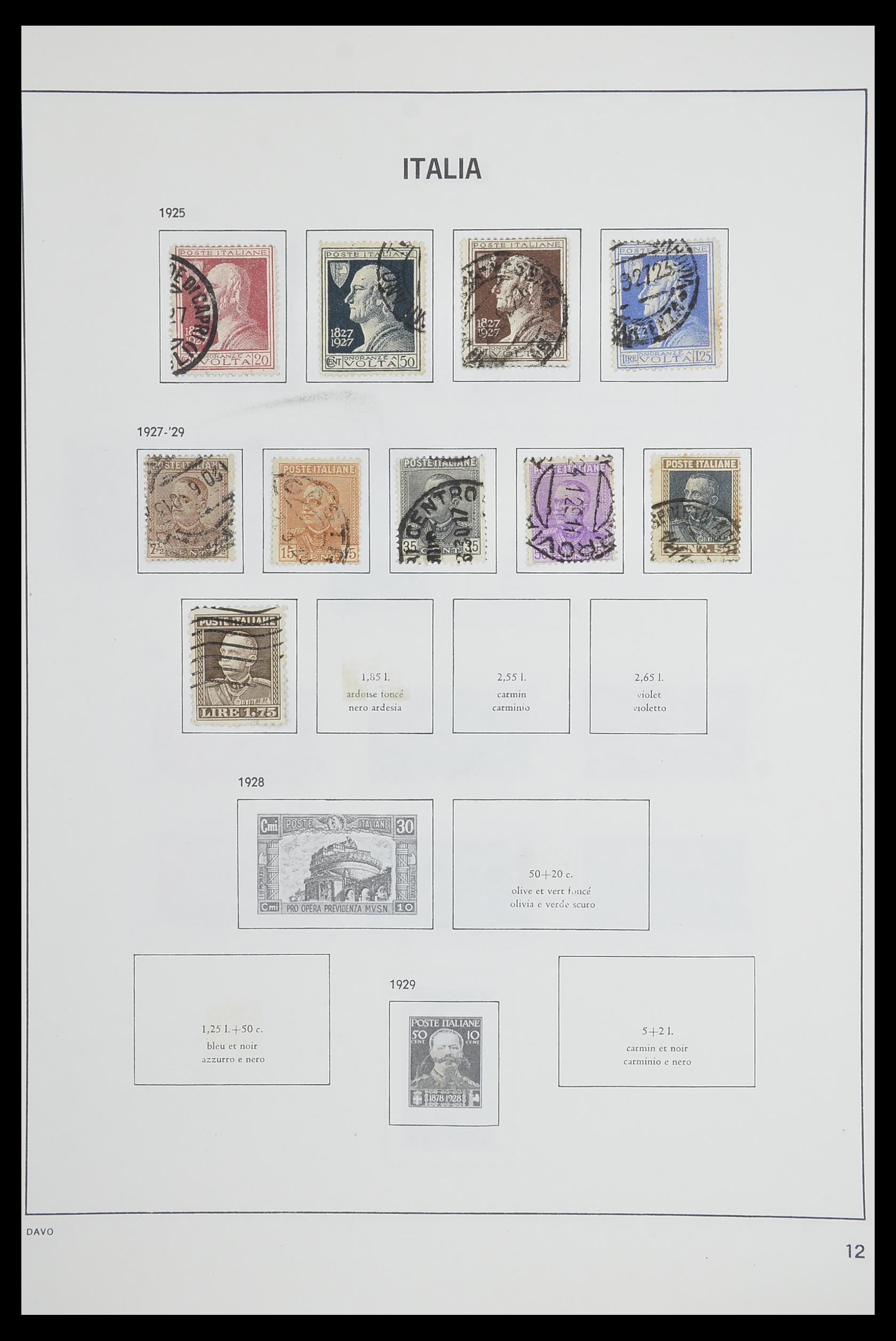 33473 012 - Postzegelverzameling 33473 Italië 1862-1984.