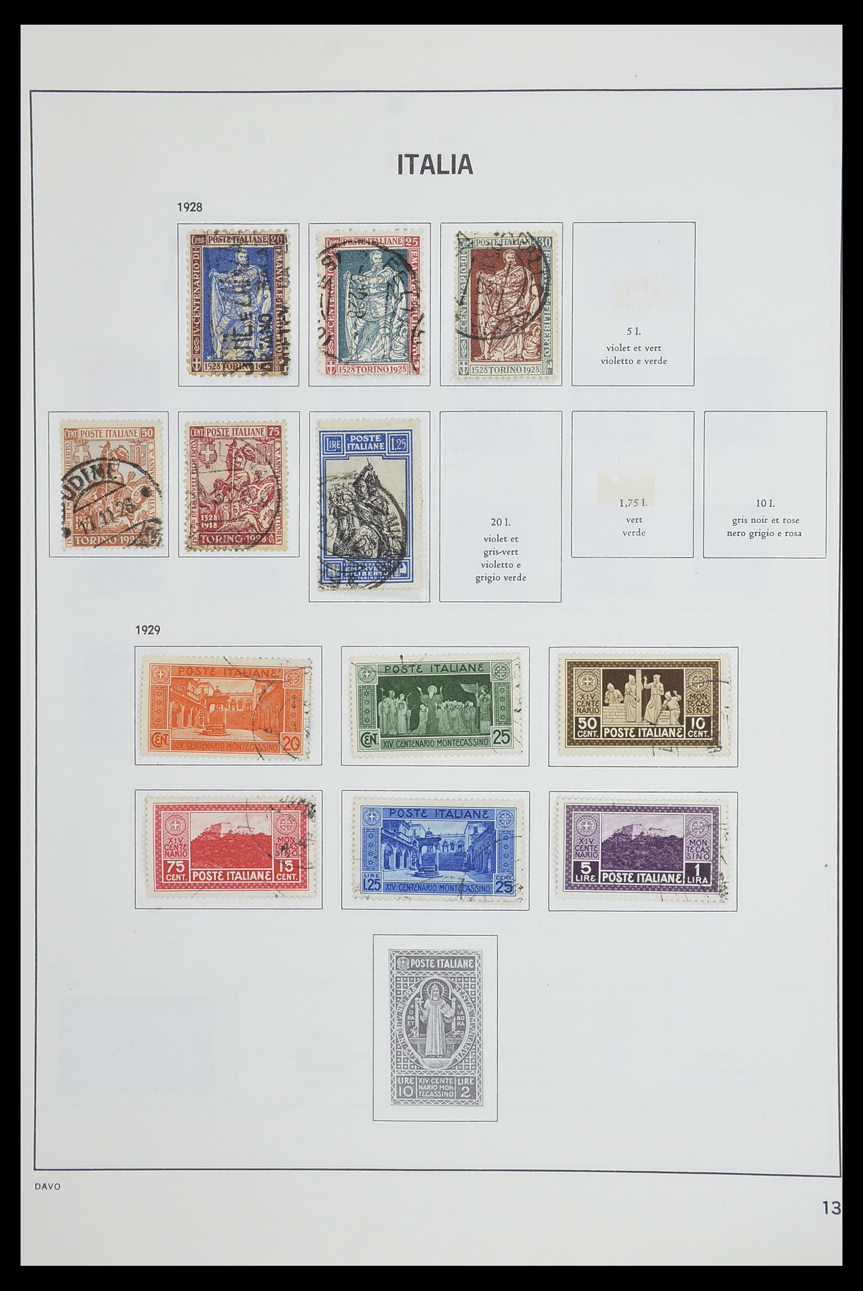 33473 013 - Postzegelverzameling 33473 Italië 1862-1984.