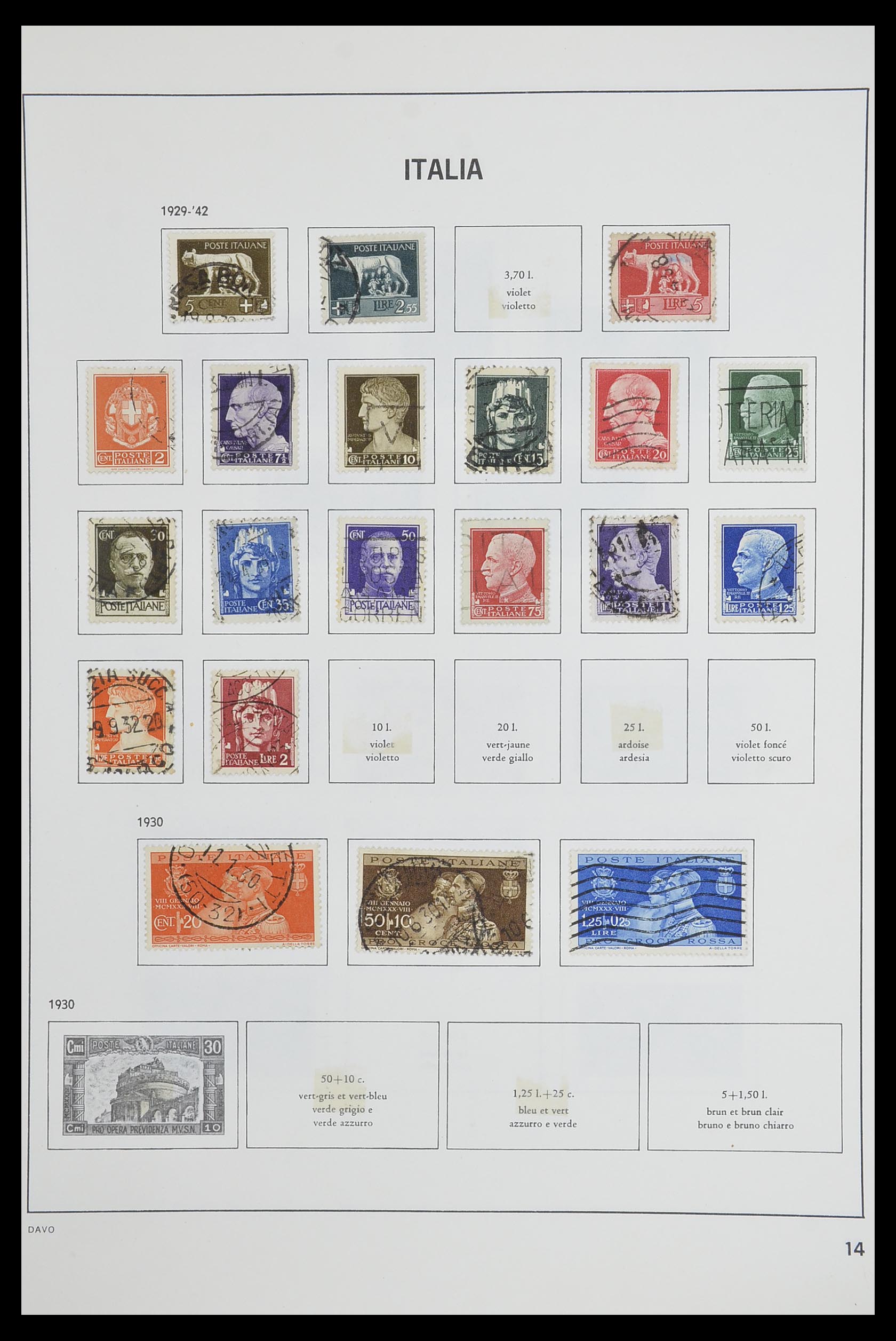 33473 014 - Postzegelverzameling 33473 Italië 1862-1984.