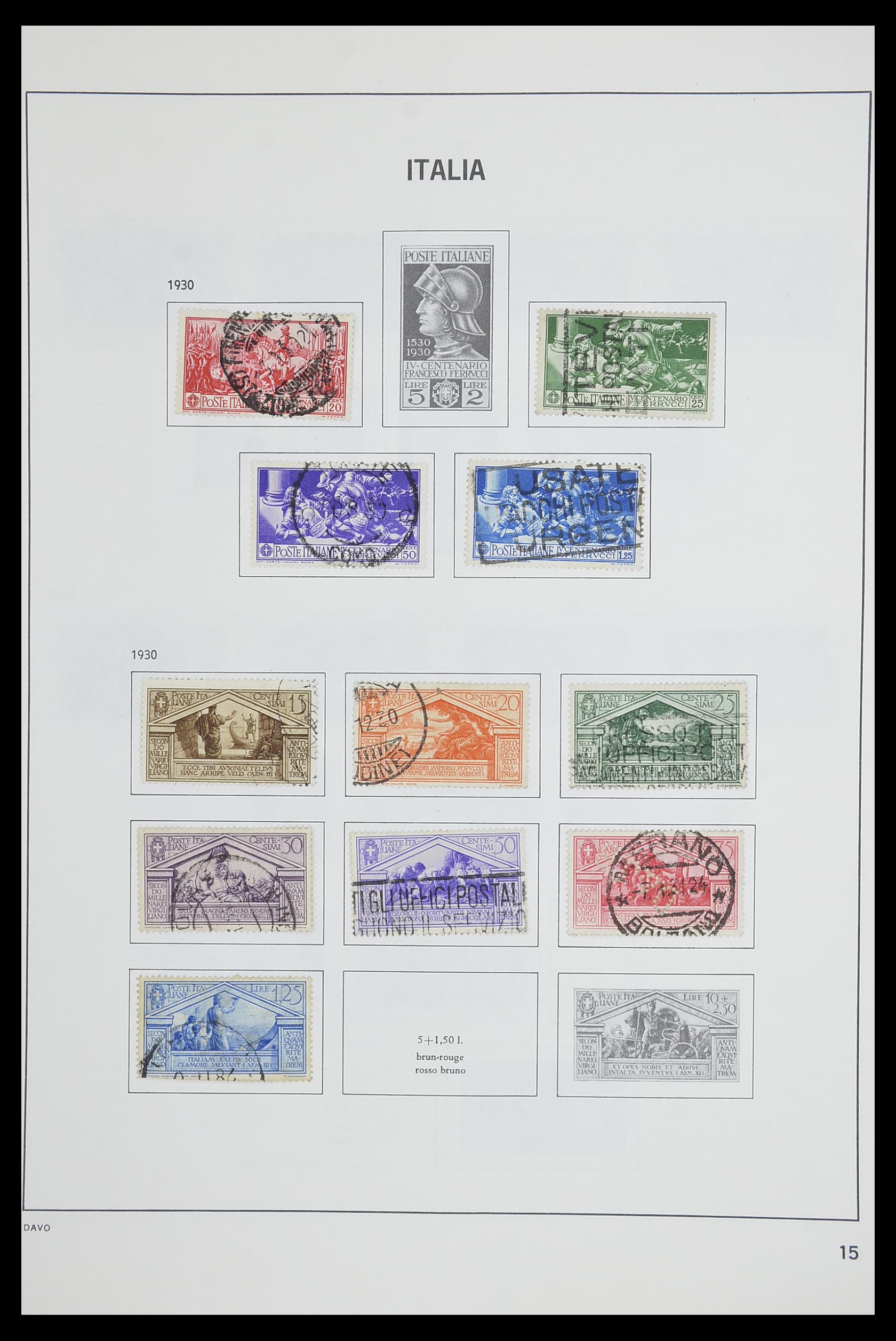 33473 015 - Postzegelverzameling 33473 Italië 1862-1984.