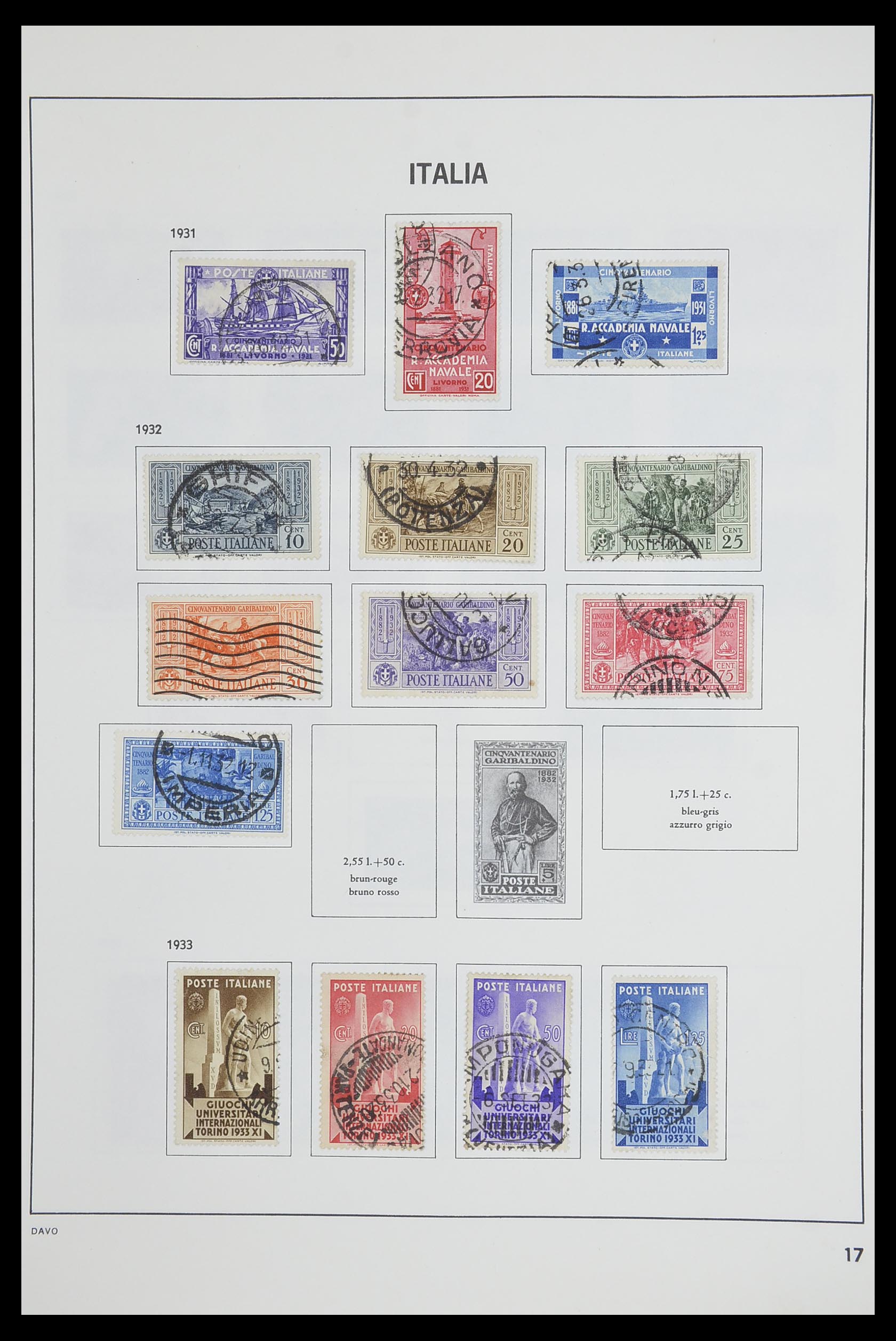 33473 017 - Postzegelverzameling 33473 Italië 1862-1984.
