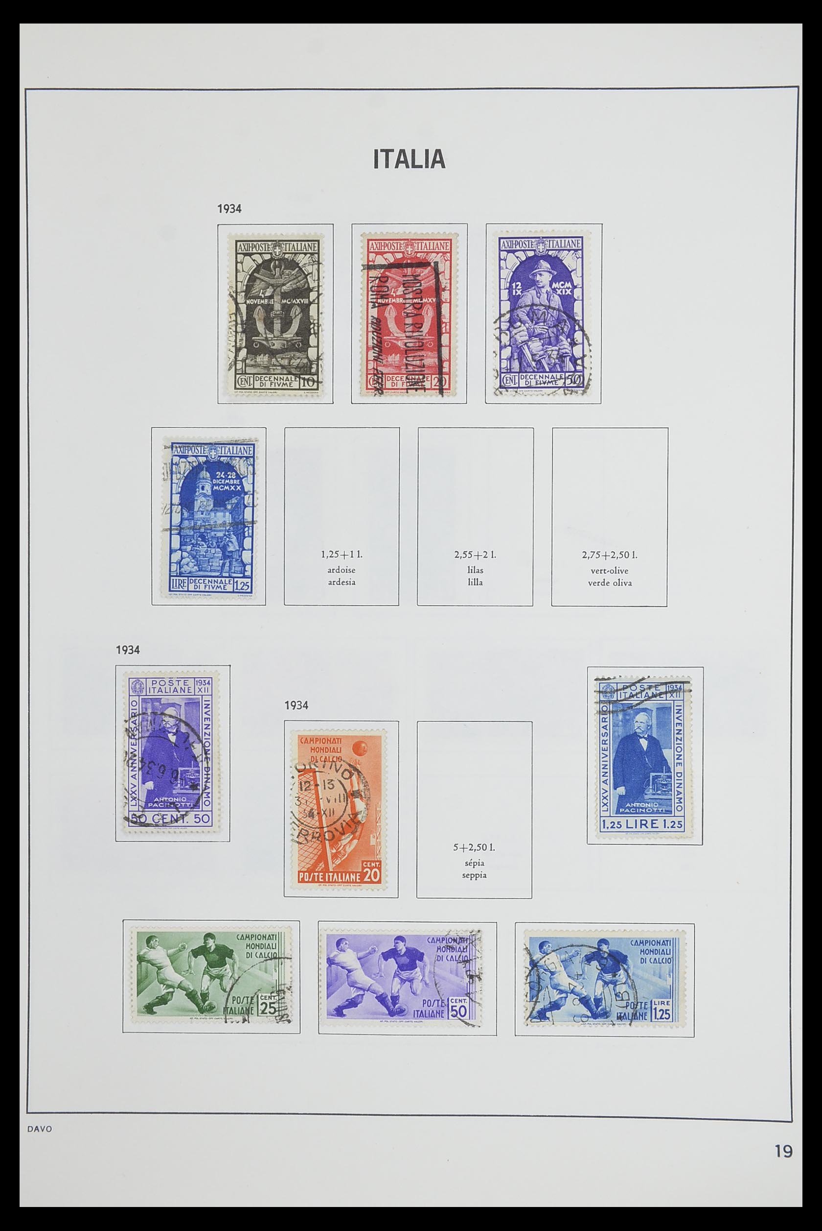 33473 019 - Postzegelverzameling 33473 Italië 1862-1984.
