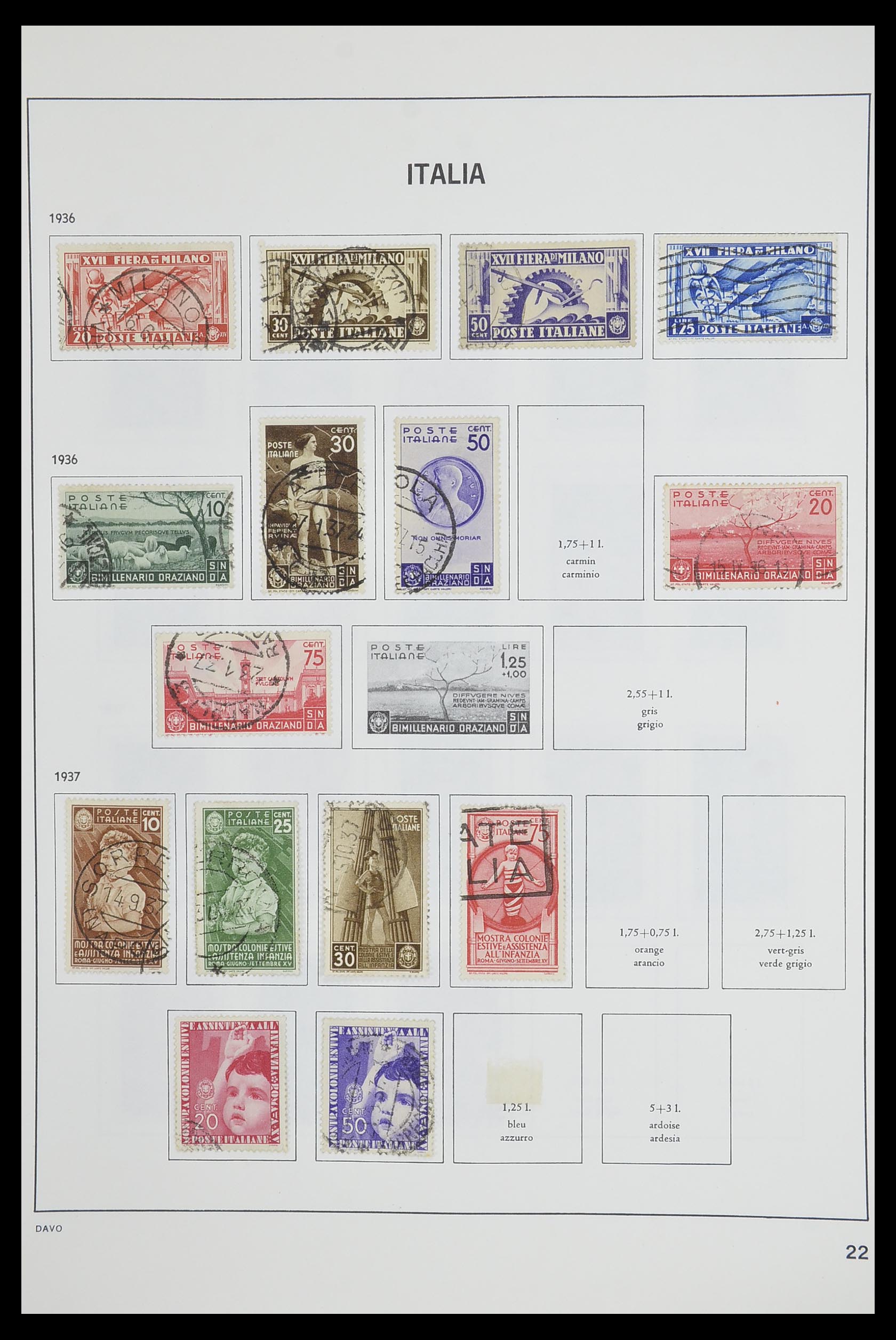 33473 022 - Stamp collection 33473 Italy 1862-1984.