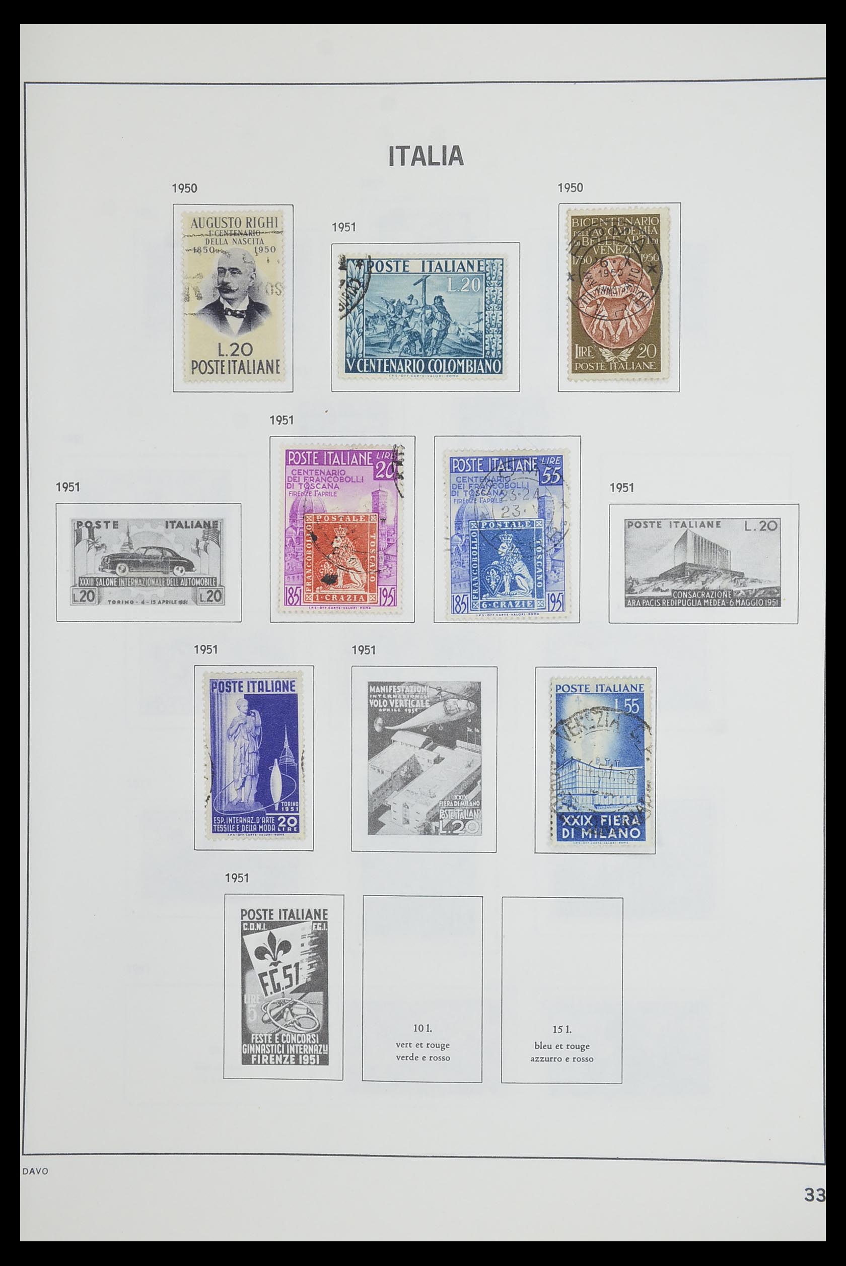 33473 033 - Stamp collection 33473 Italy 1862-1984.