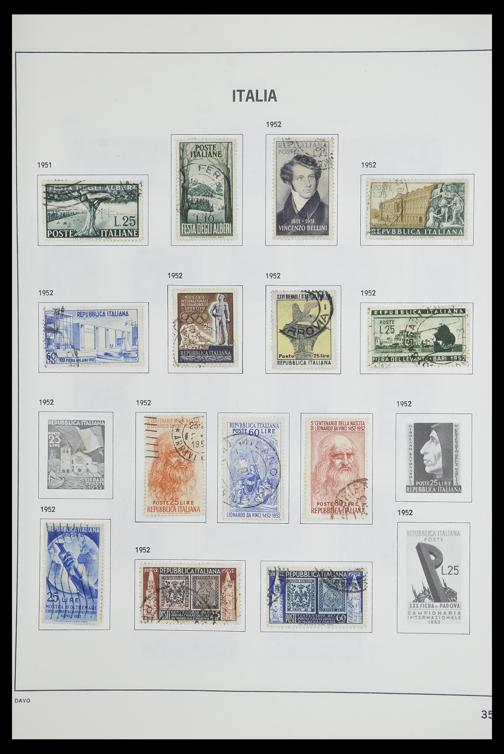33473 035 - Stamp collection 33473 Italy 1862-1984.