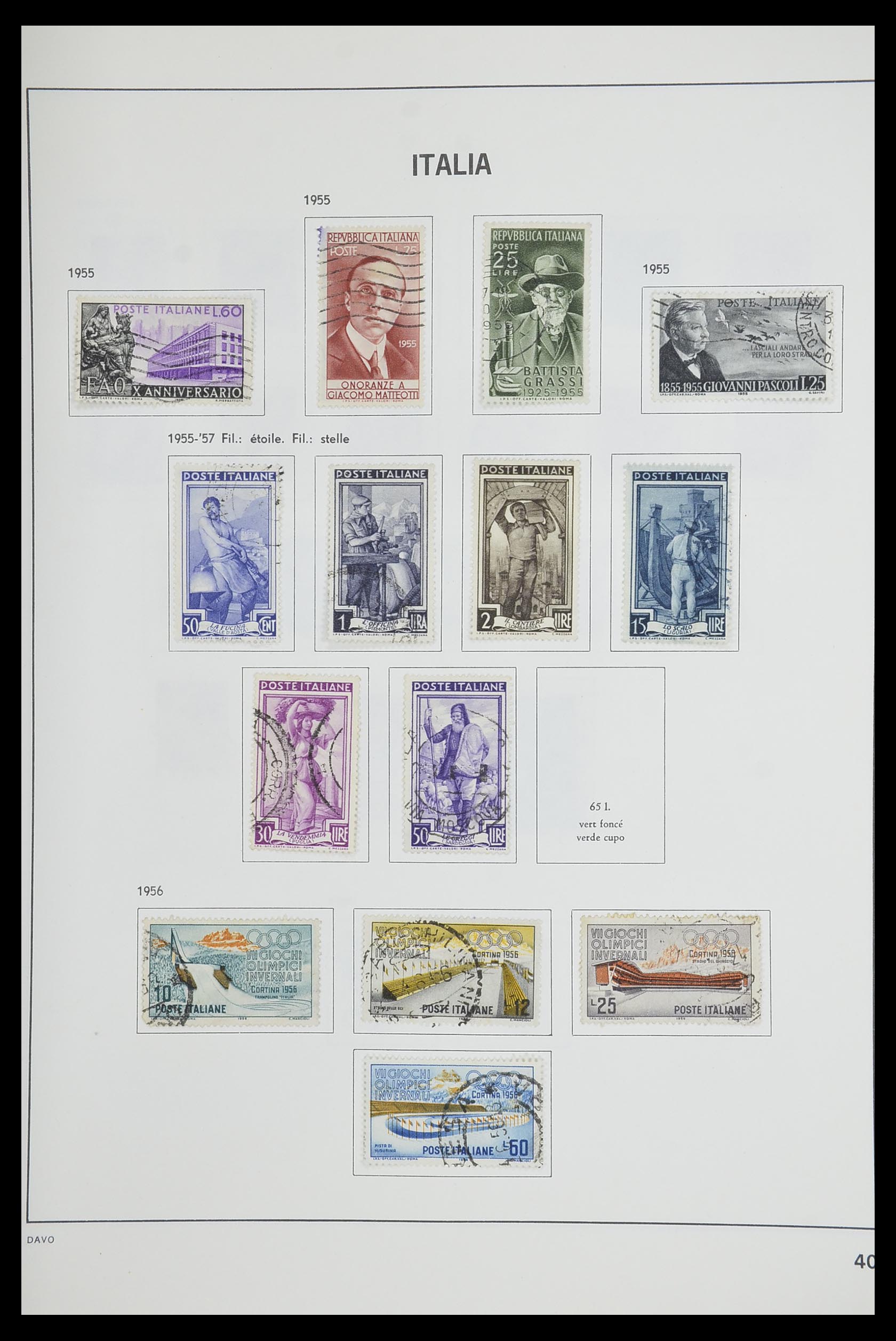 33473 040 - Stamp collection 33473 Italy 1862-1984.