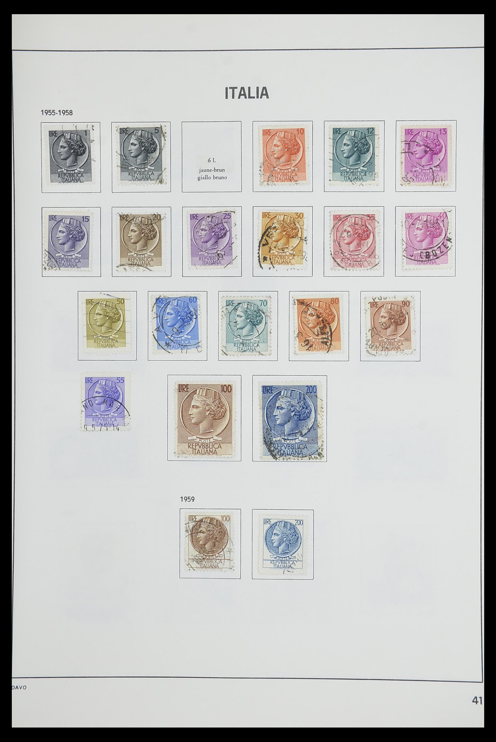 33473 041 - Stamp collection 33473 Italy 1862-1984.