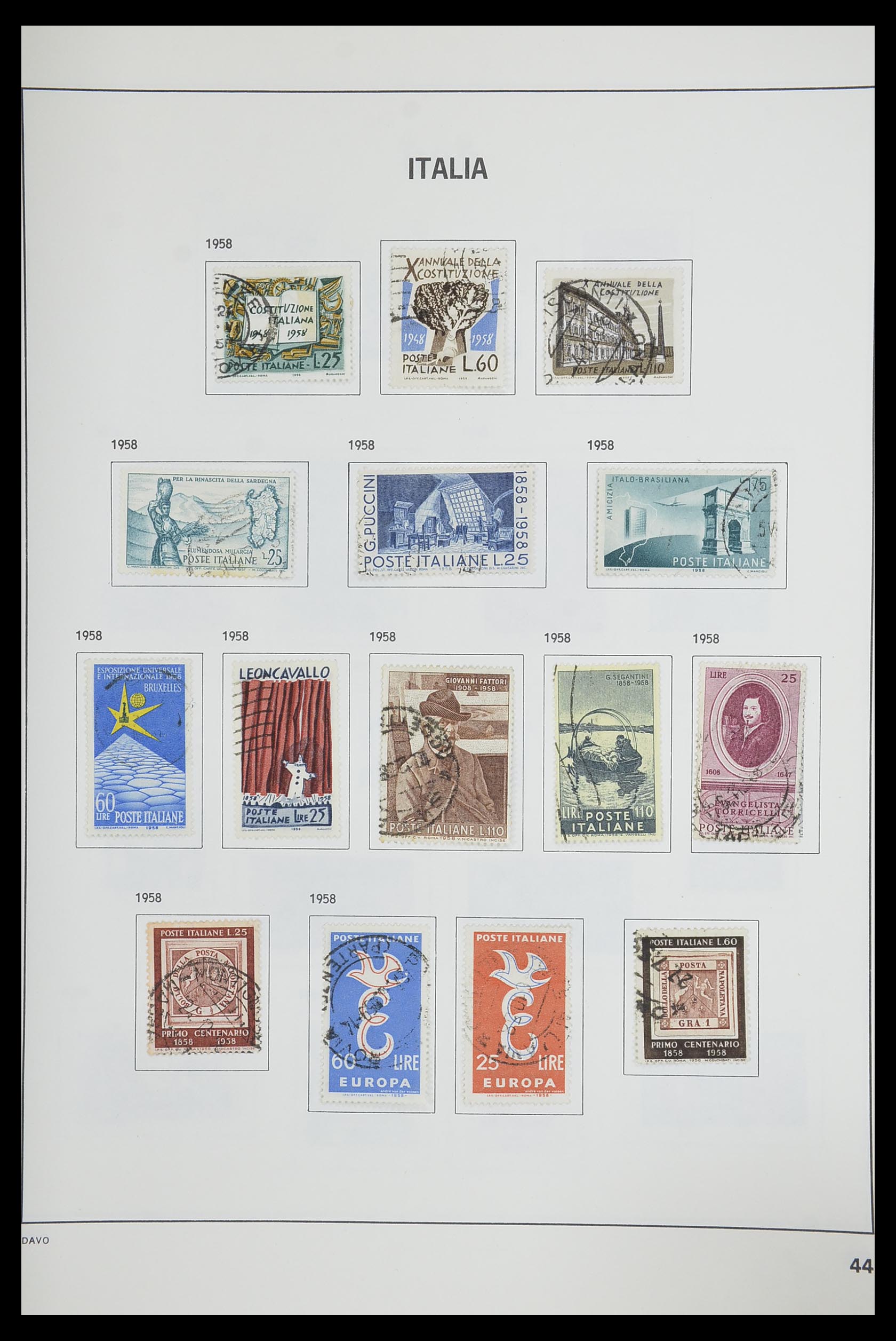 33473 044 - Stamp collection 33473 Italy 1862-1984.