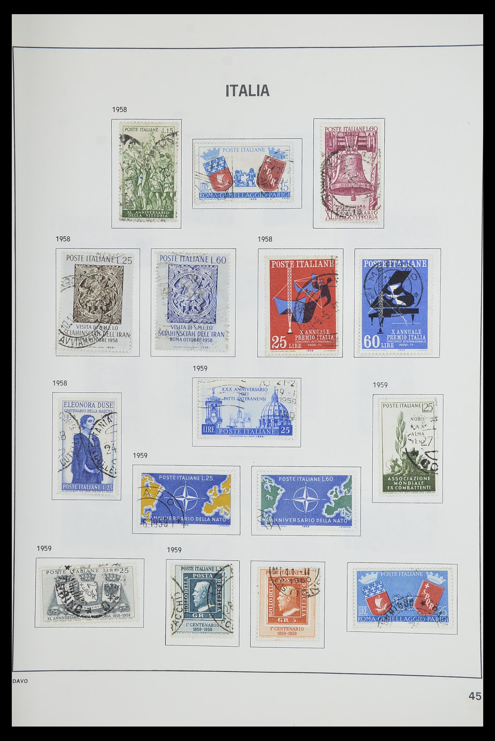 33473 045 - Stamp collection 33473 Italy 1862-1984.