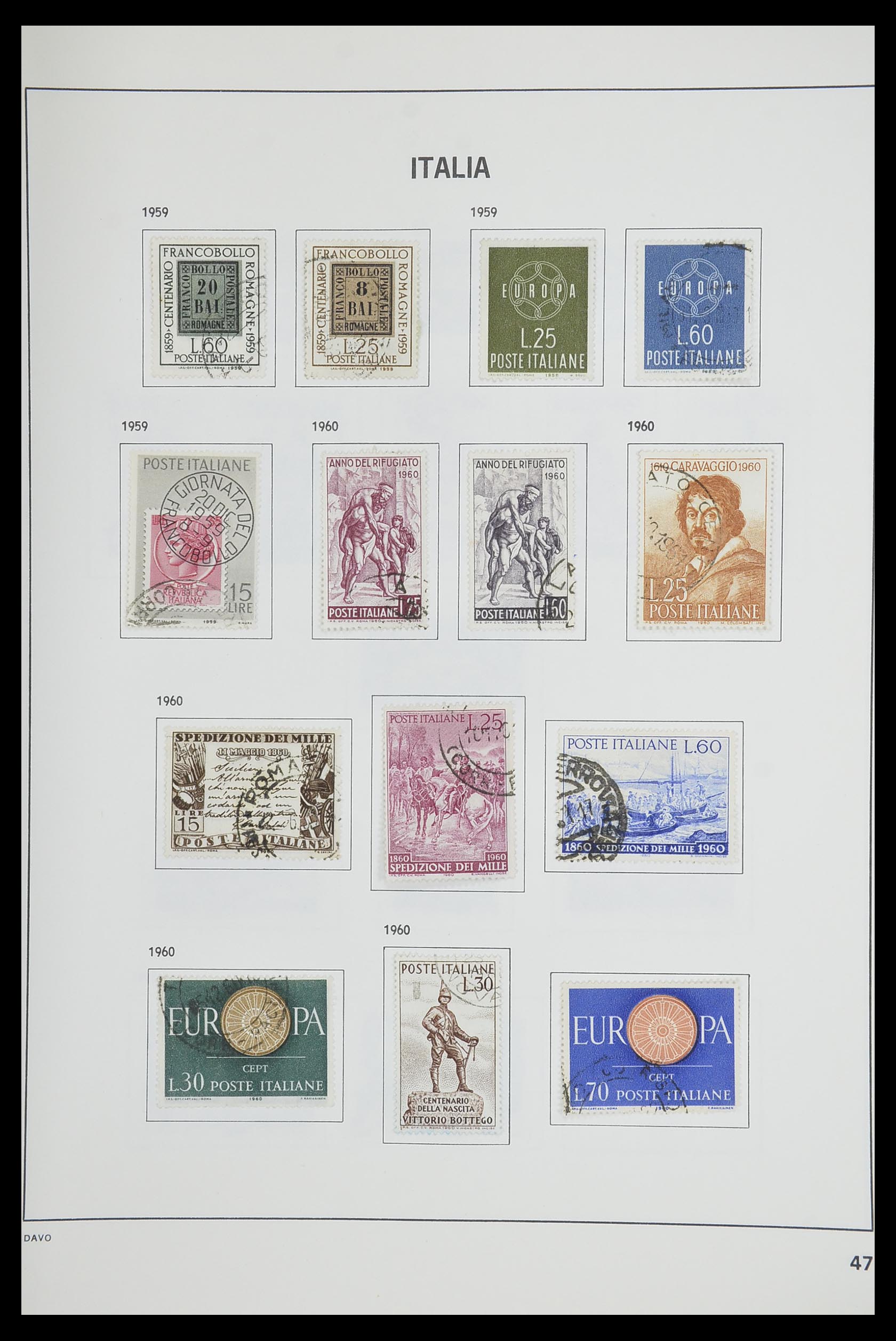 33473 047 - Stamp collection 33473 Italy 1862-1984.