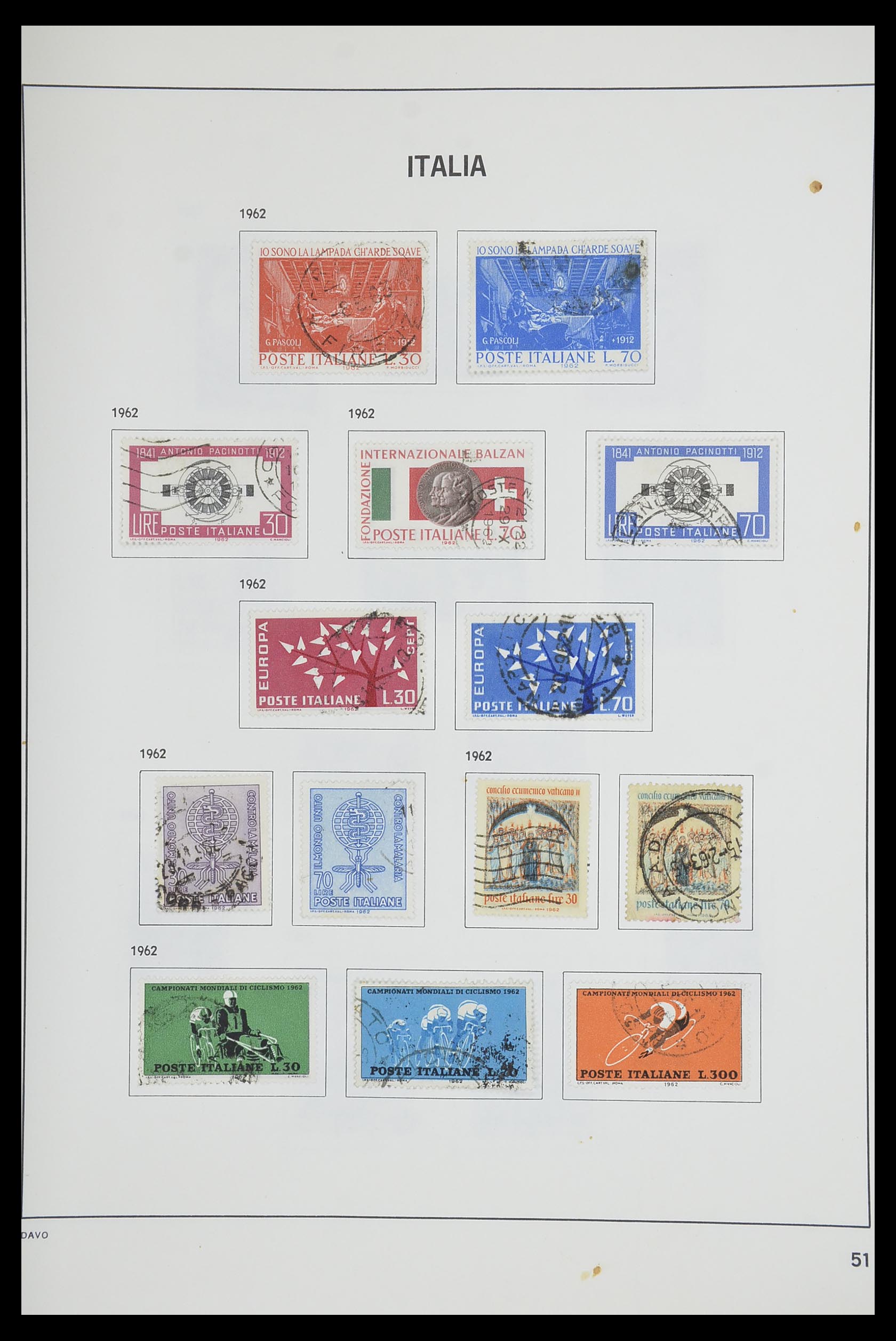 33473 051 - Stamp collection 33473 Italy 1862-1984.
