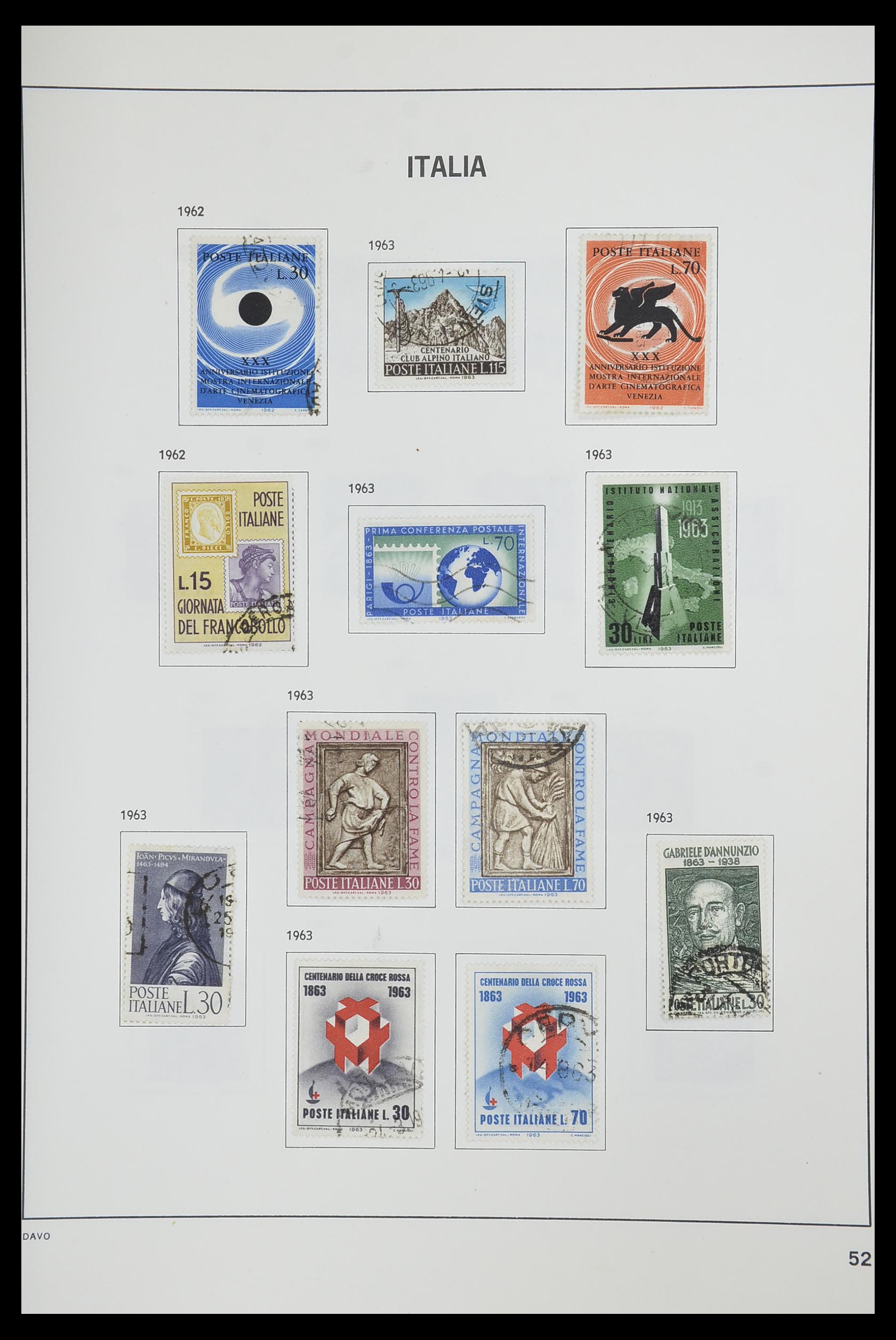 33473 052 - Stamp collection 33473 Italy 1862-1984.
