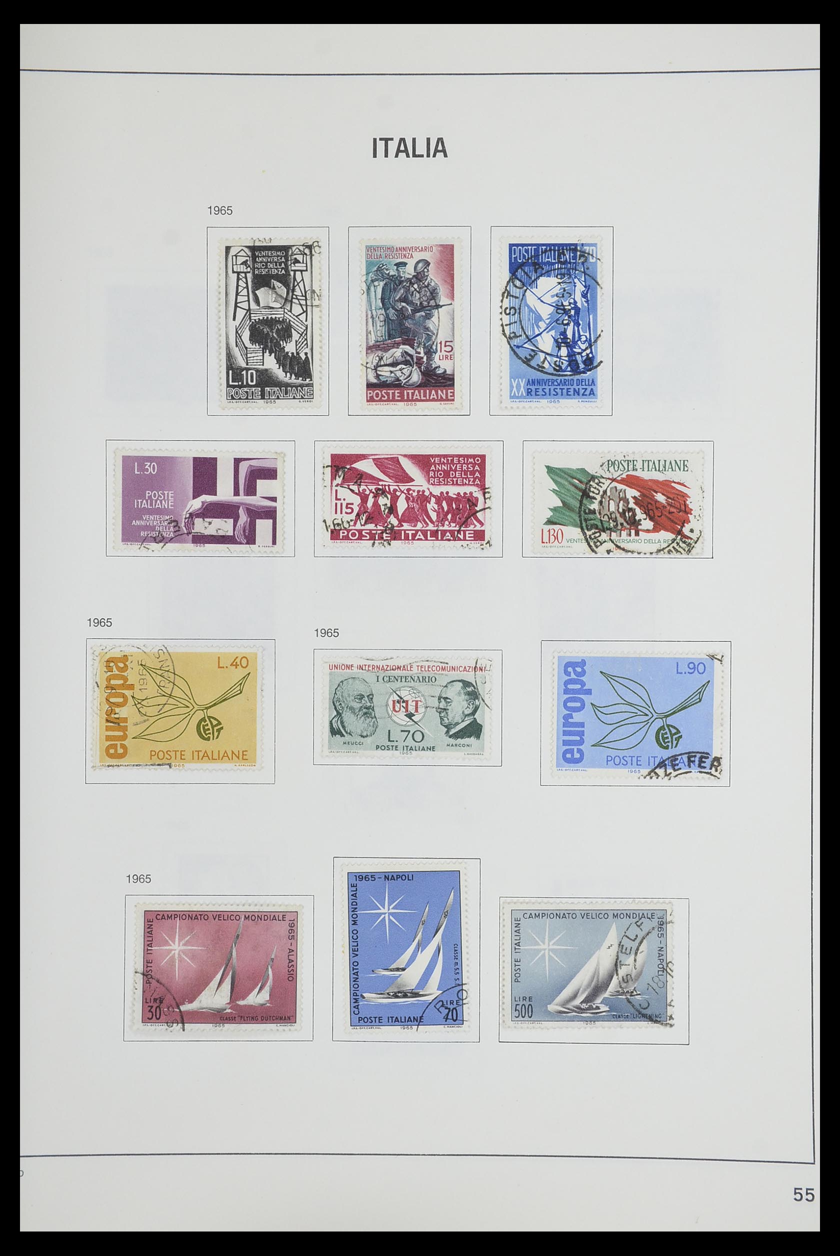 33473 055 - Stamp collection 33473 Italy 1862-1984.