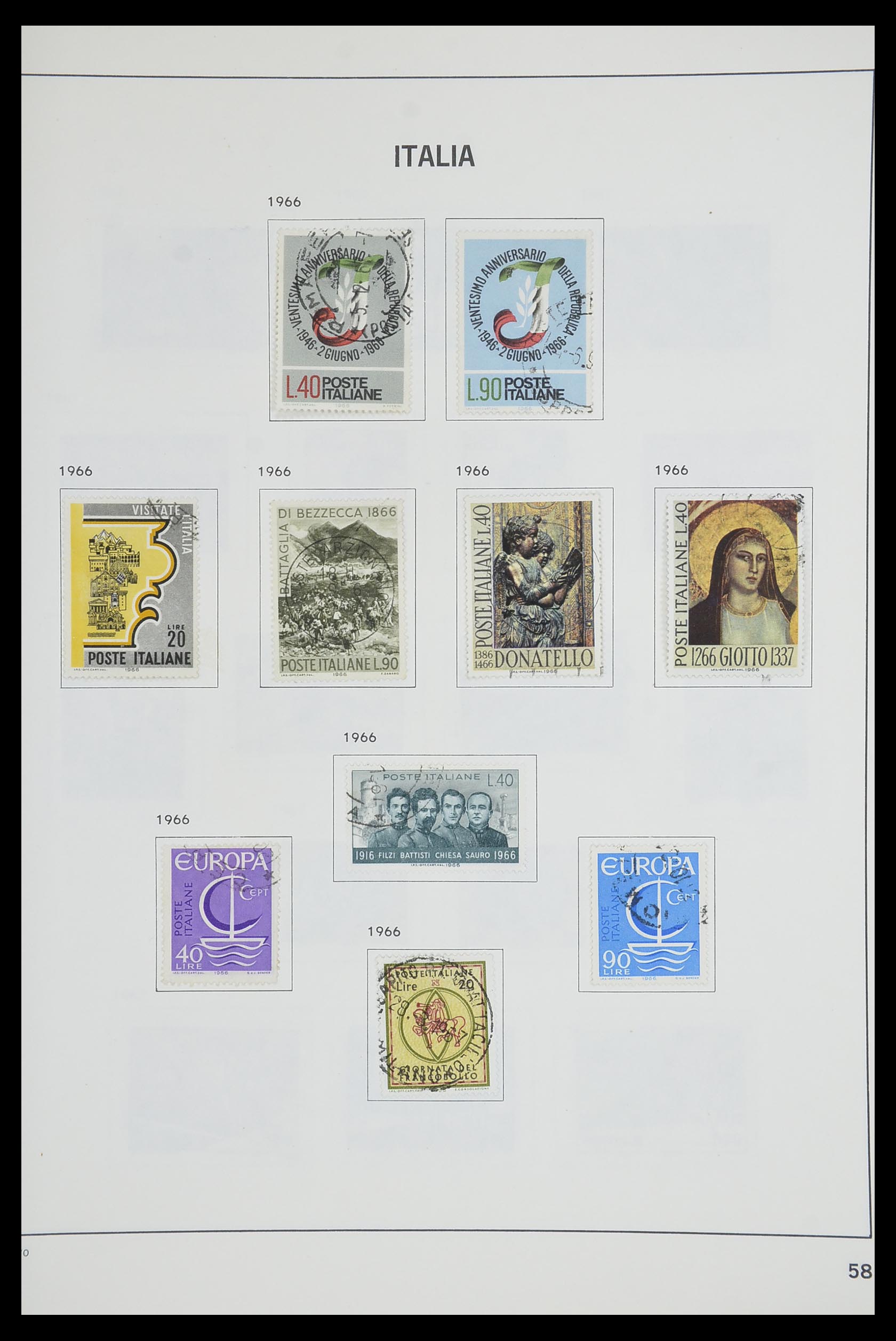 33473 058 - Stamp collection 33473 Italy 1862-1984.
