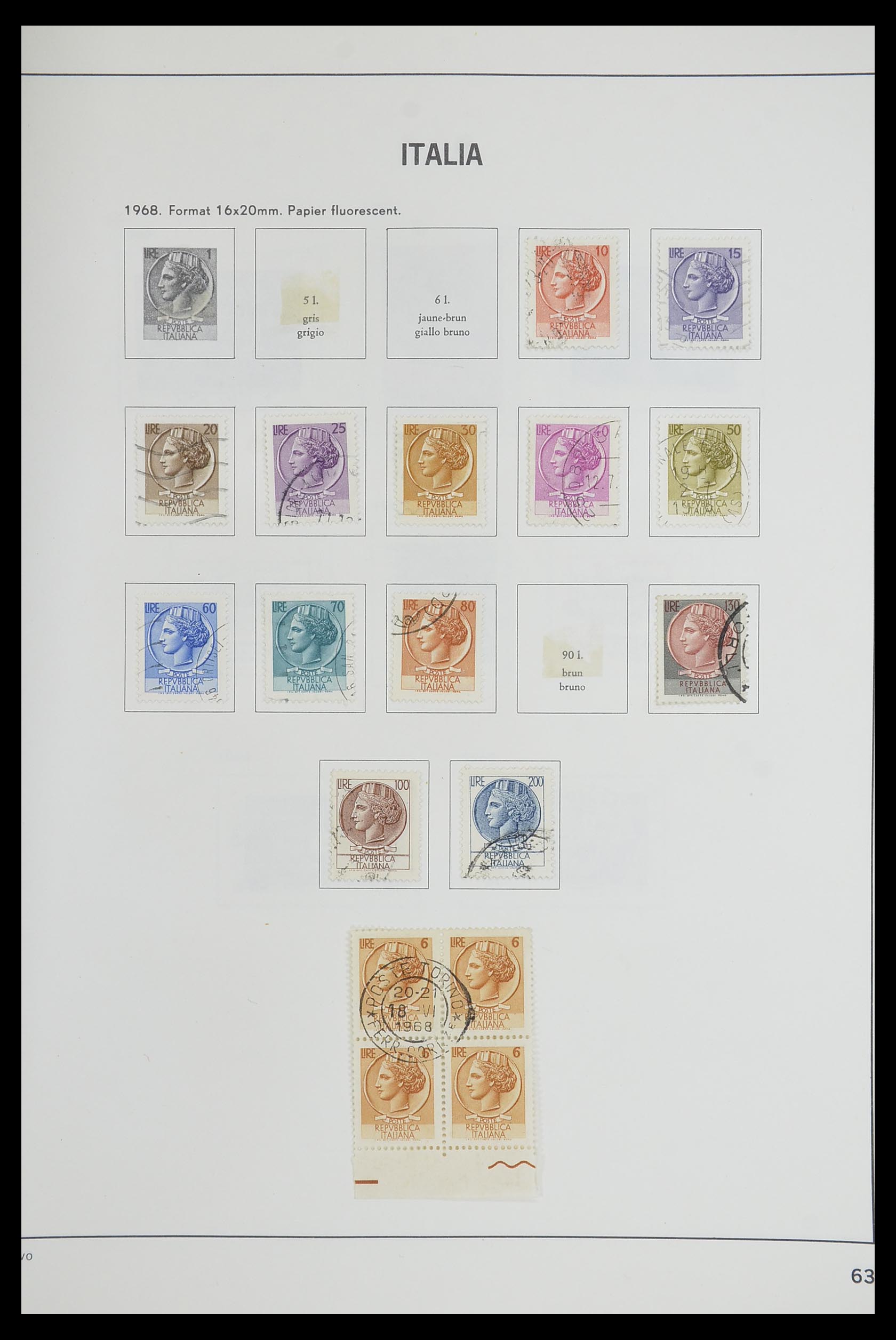 33473 063 - Stamp collection 33473 Italy 1862-1984.
