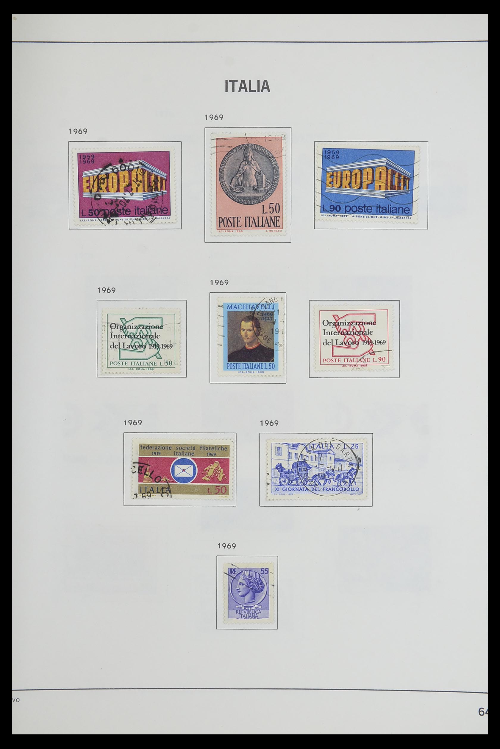 33473 064 - Stamp collection 33473 Italy 1862-1984.