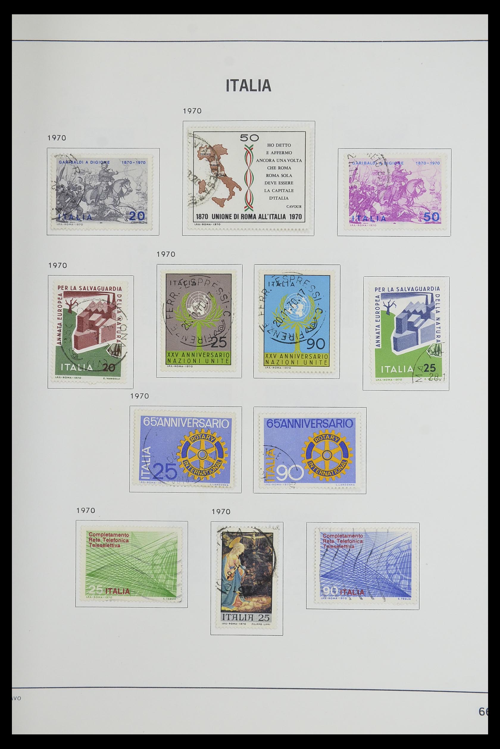 33473 066 - Stamp collection 33473 Italy 1862-1984.