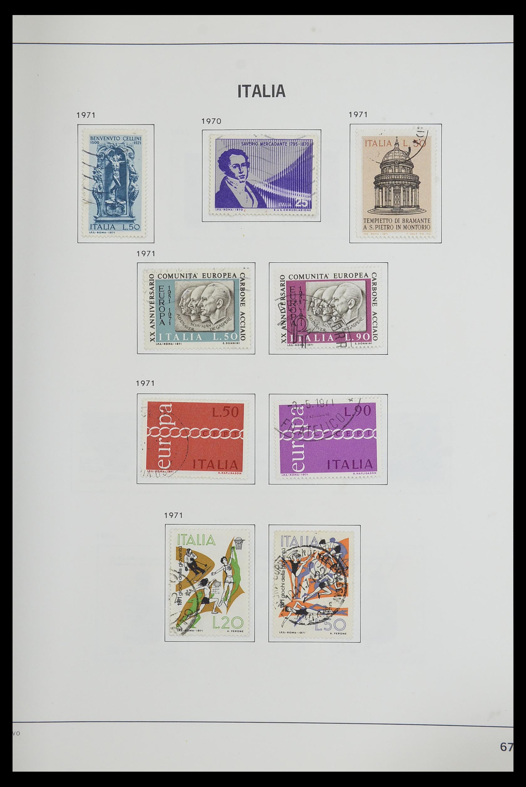 33473 067 - Stamp collection 33473 Italy 1862-1984.