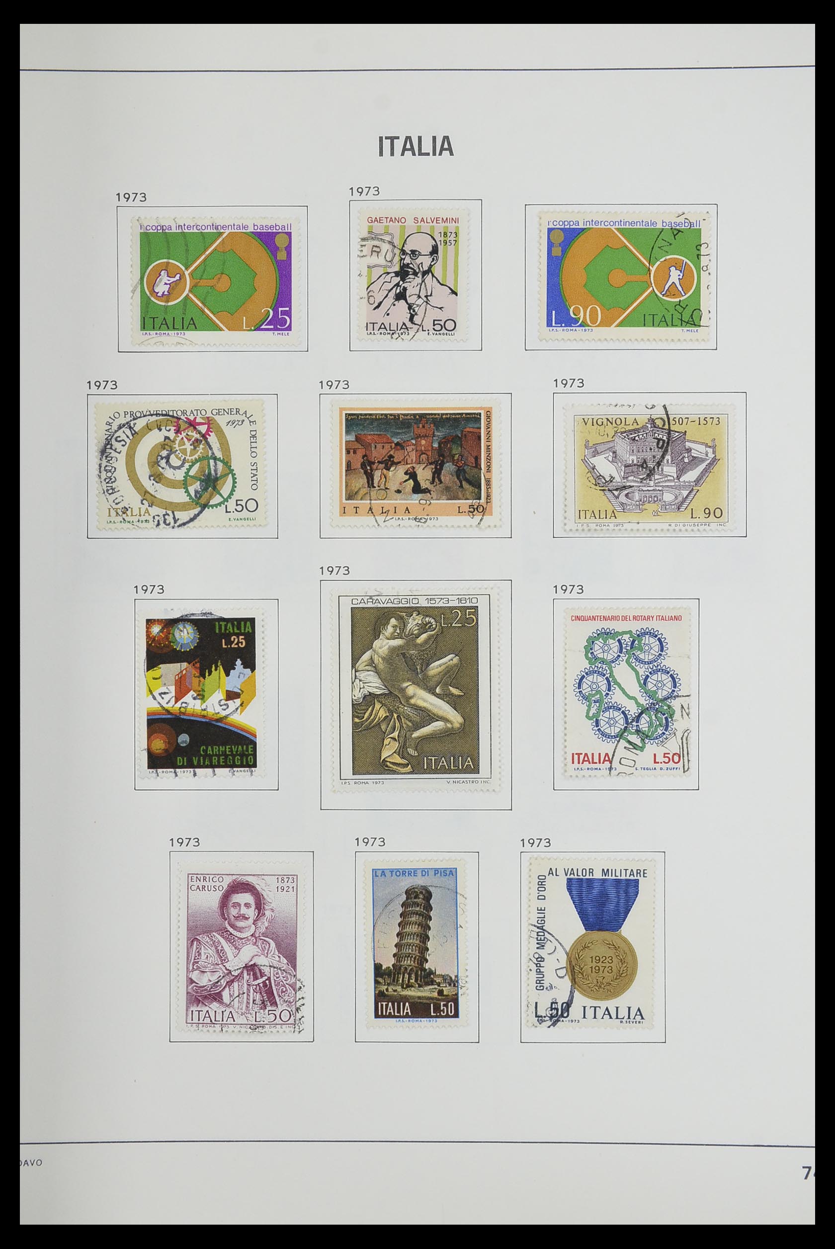 33473 074 - Stamp collection 33473 Italy 1862-1984.