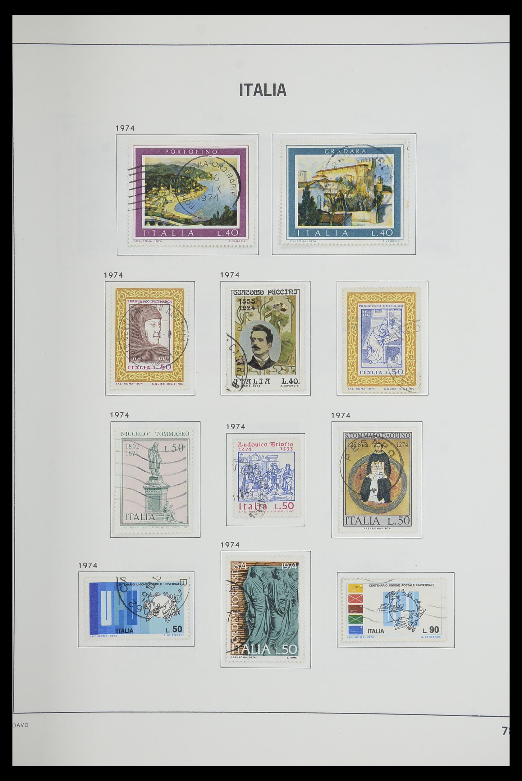 33473 078 - Stamp collection 33473 Italy 1862-1984.