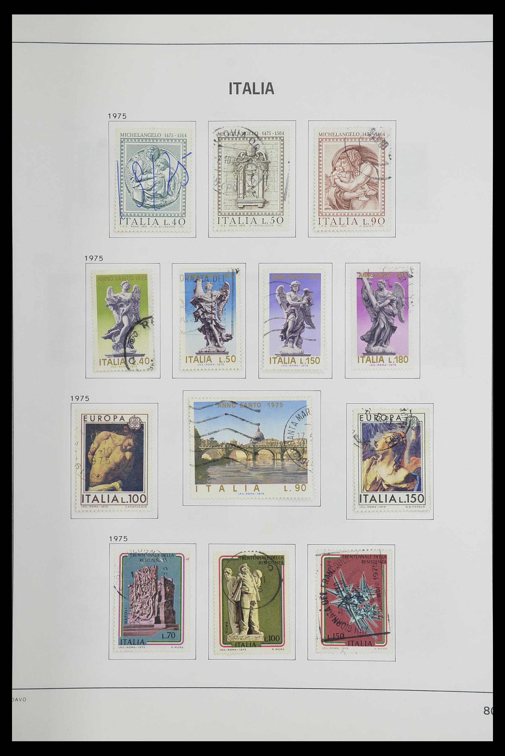 33473 080 - Stamp collection 33473 Italy 1862-1984.