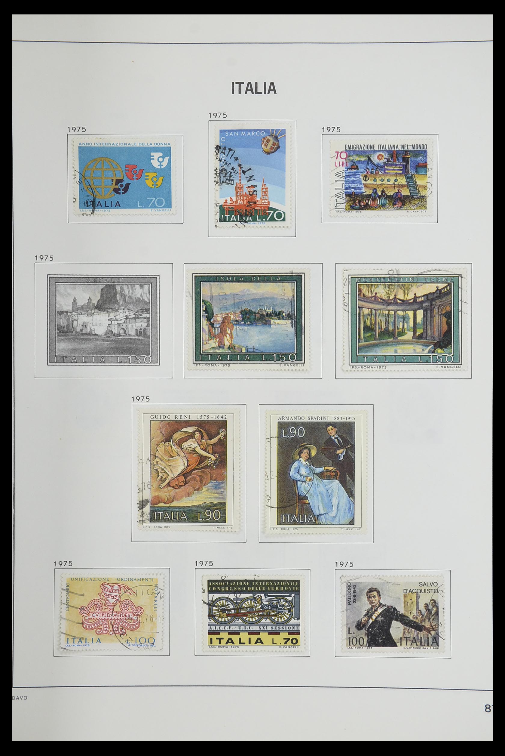 33473 081 - Stamp collection 33473 Italy 1862-1984.