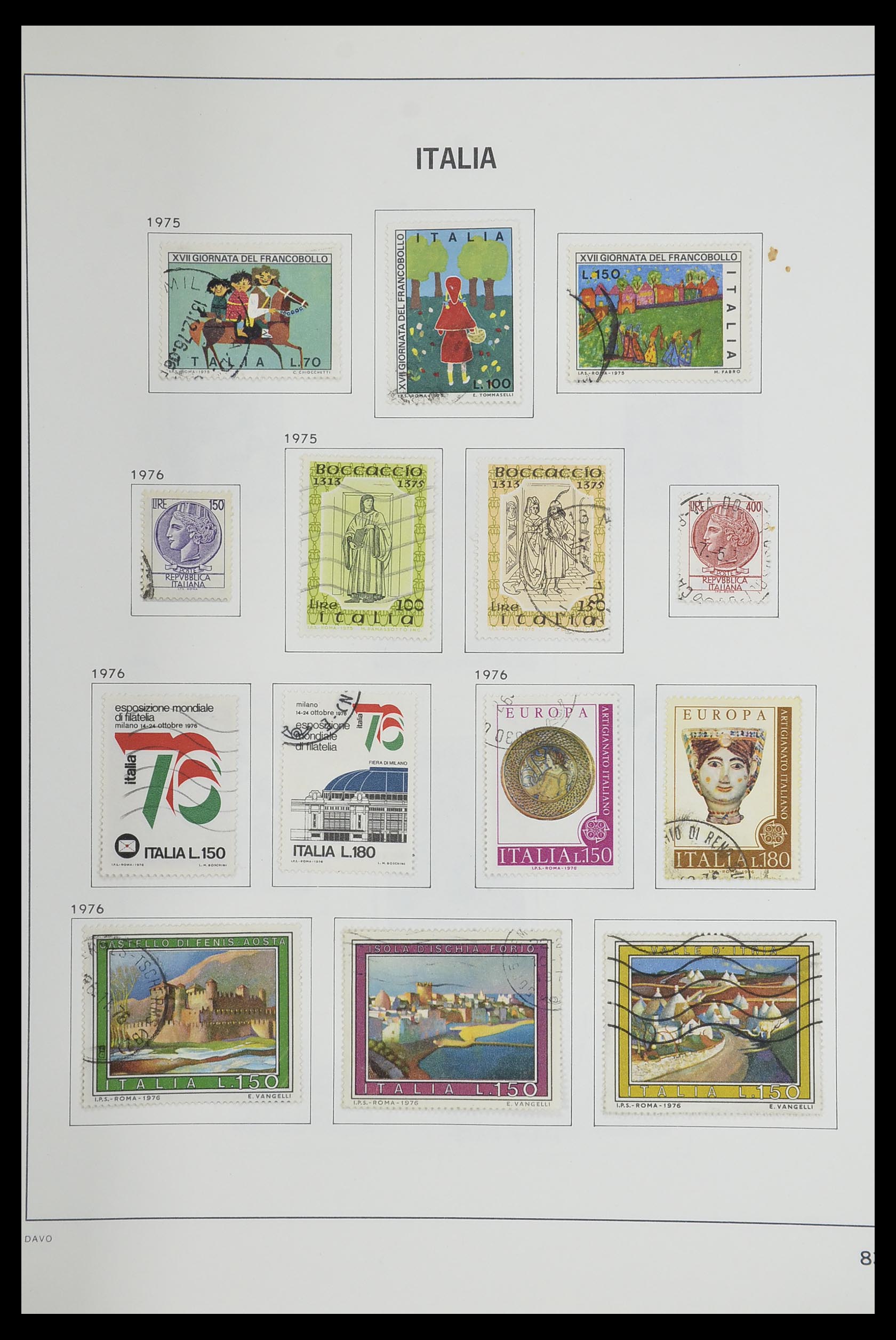 33473 083 - Stamp collection 33473 Italy 1862-1984.