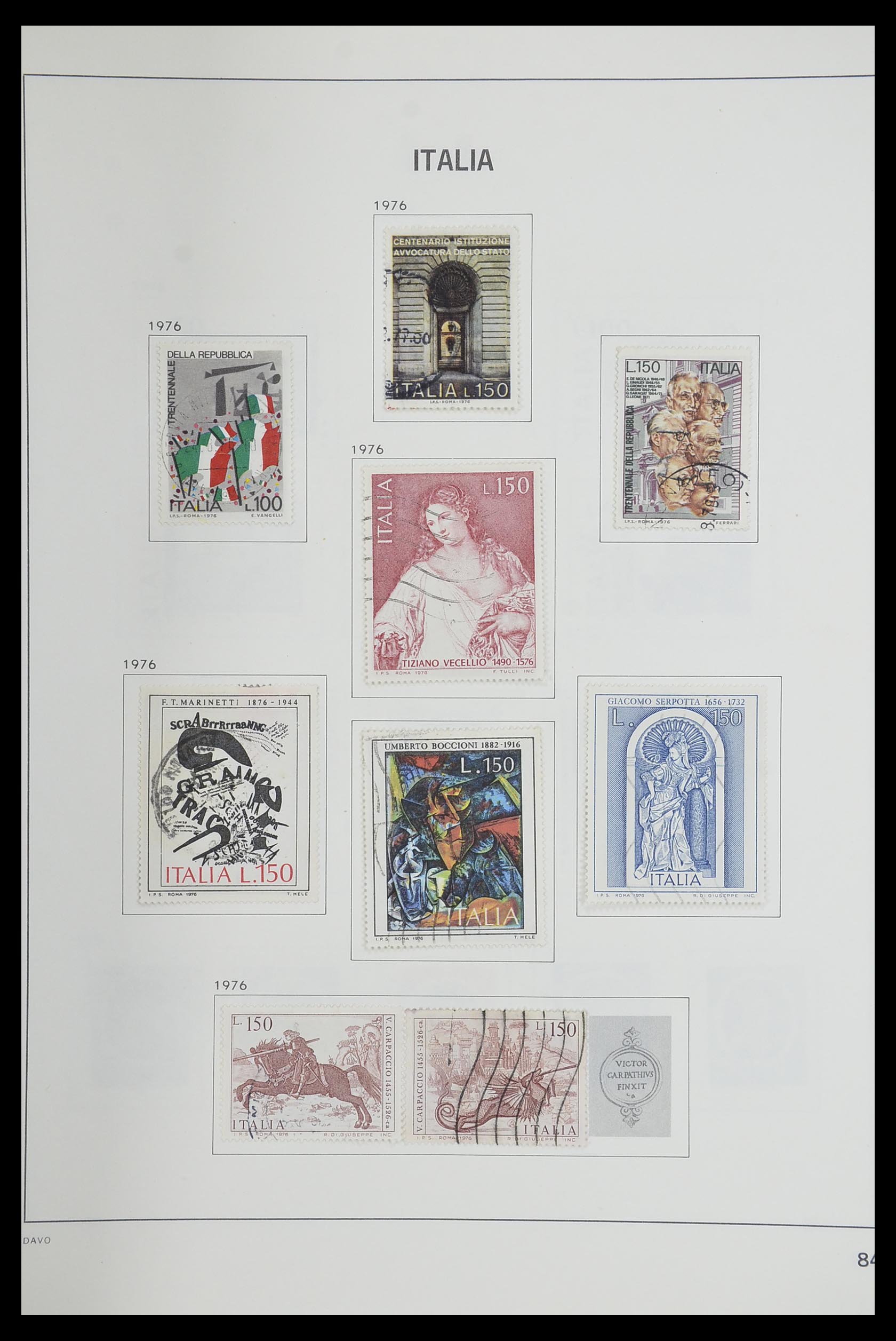 33473 084 - Stamp collection 33473 Italy 1862-1984.