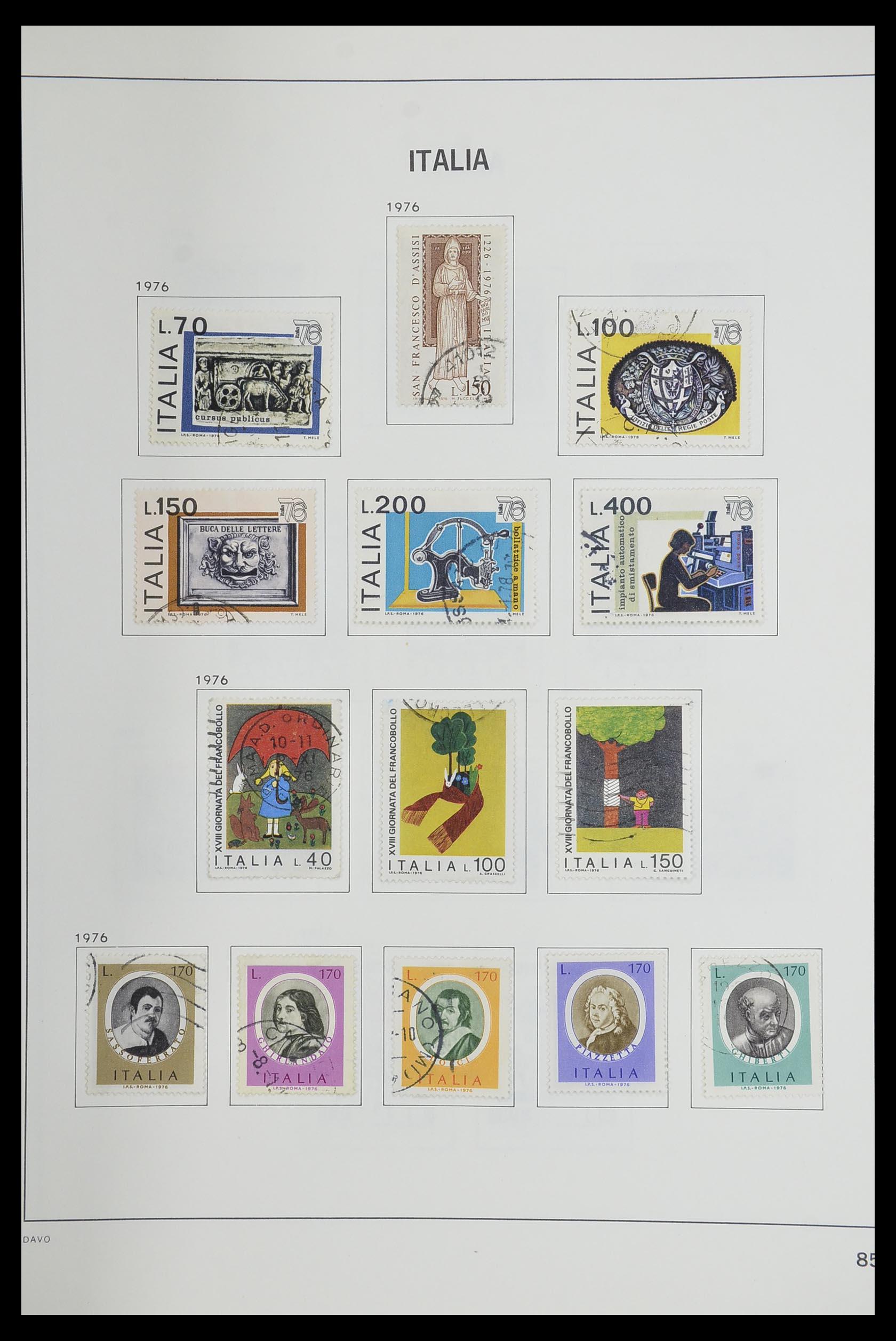 33473 085 - Stamp collection 33473 Italy 1862-1984.