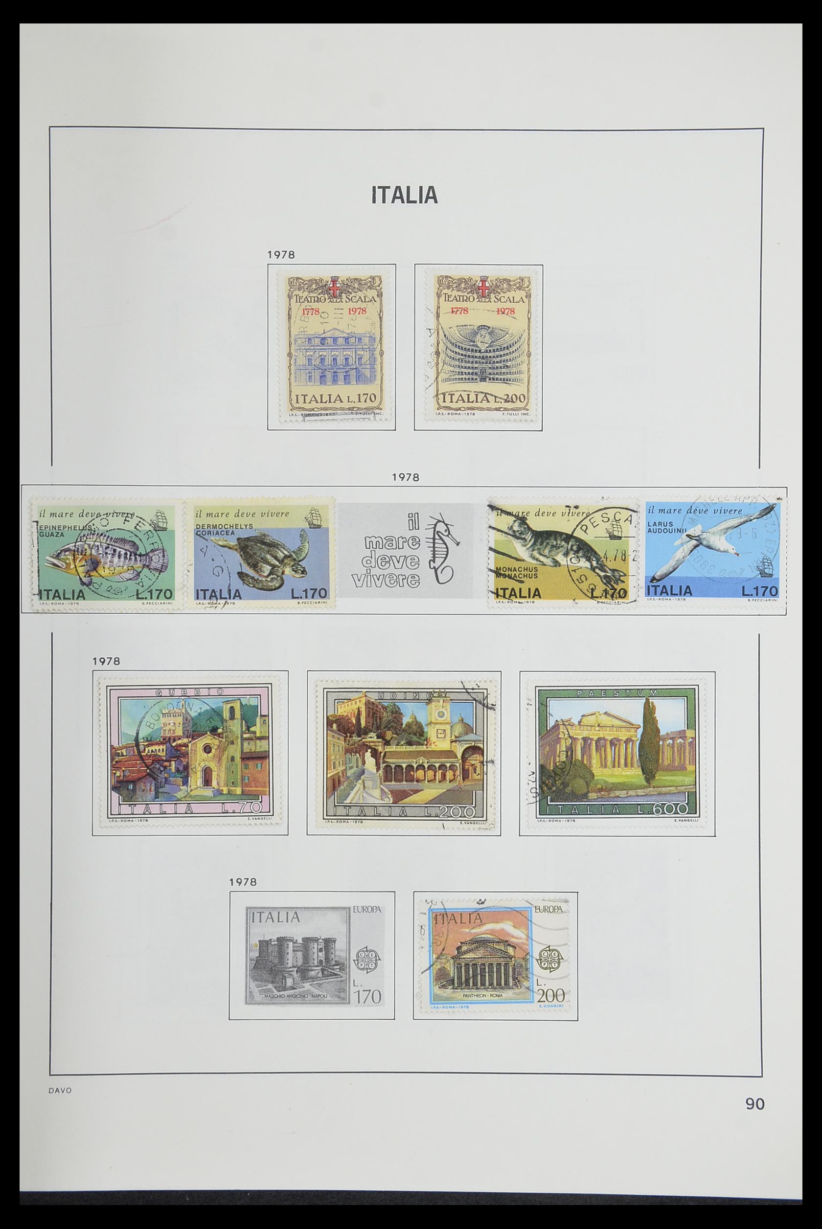 33473 090 - Stamp collection 33473 Italy 1862-1984.