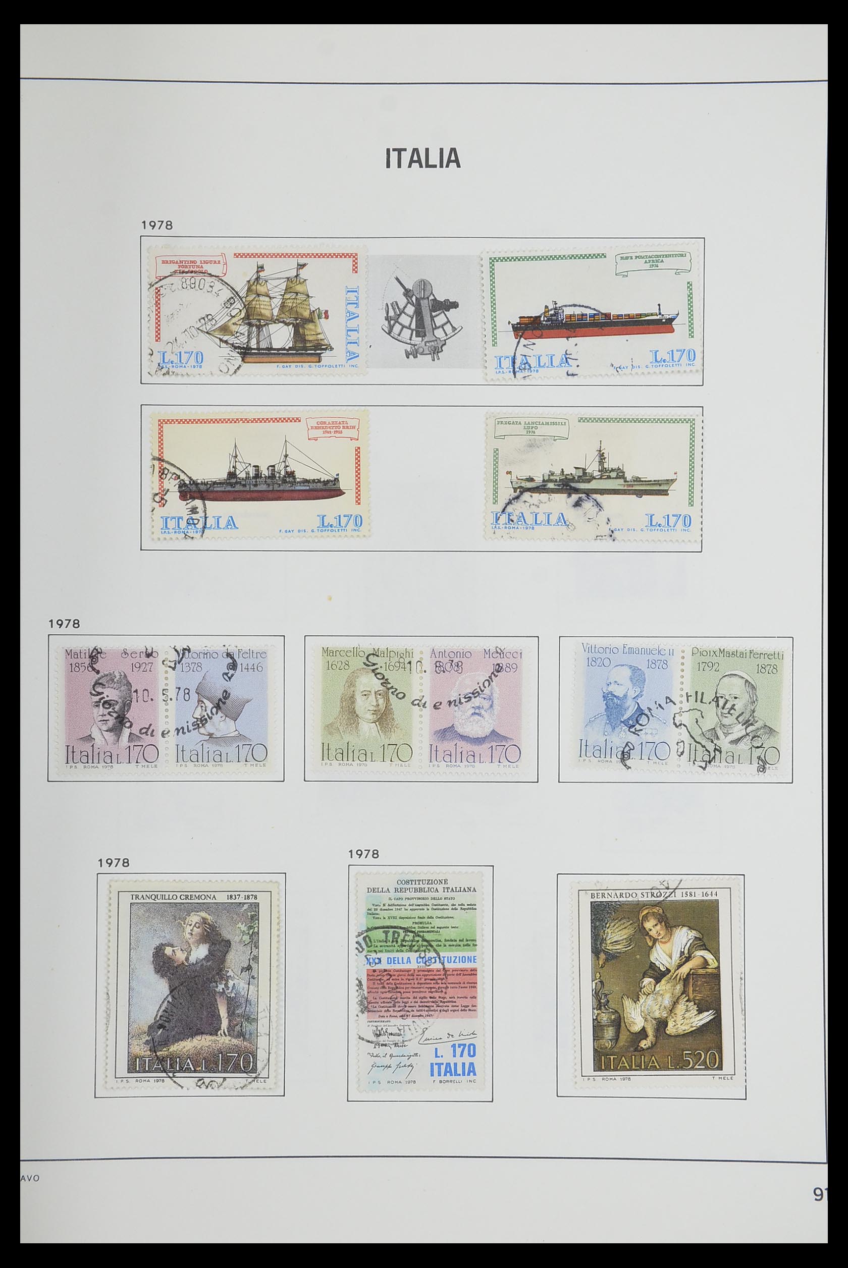 33473 091 - Stamp collection 33473 Italy 1862-1984.