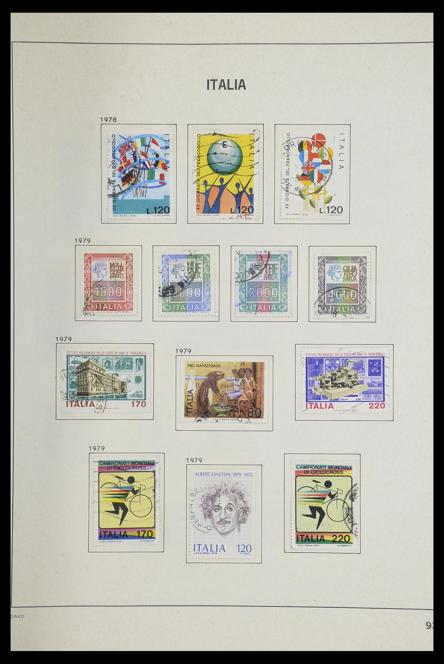 33473 093 - Stamp collection 33473 Italy 1862-1984.