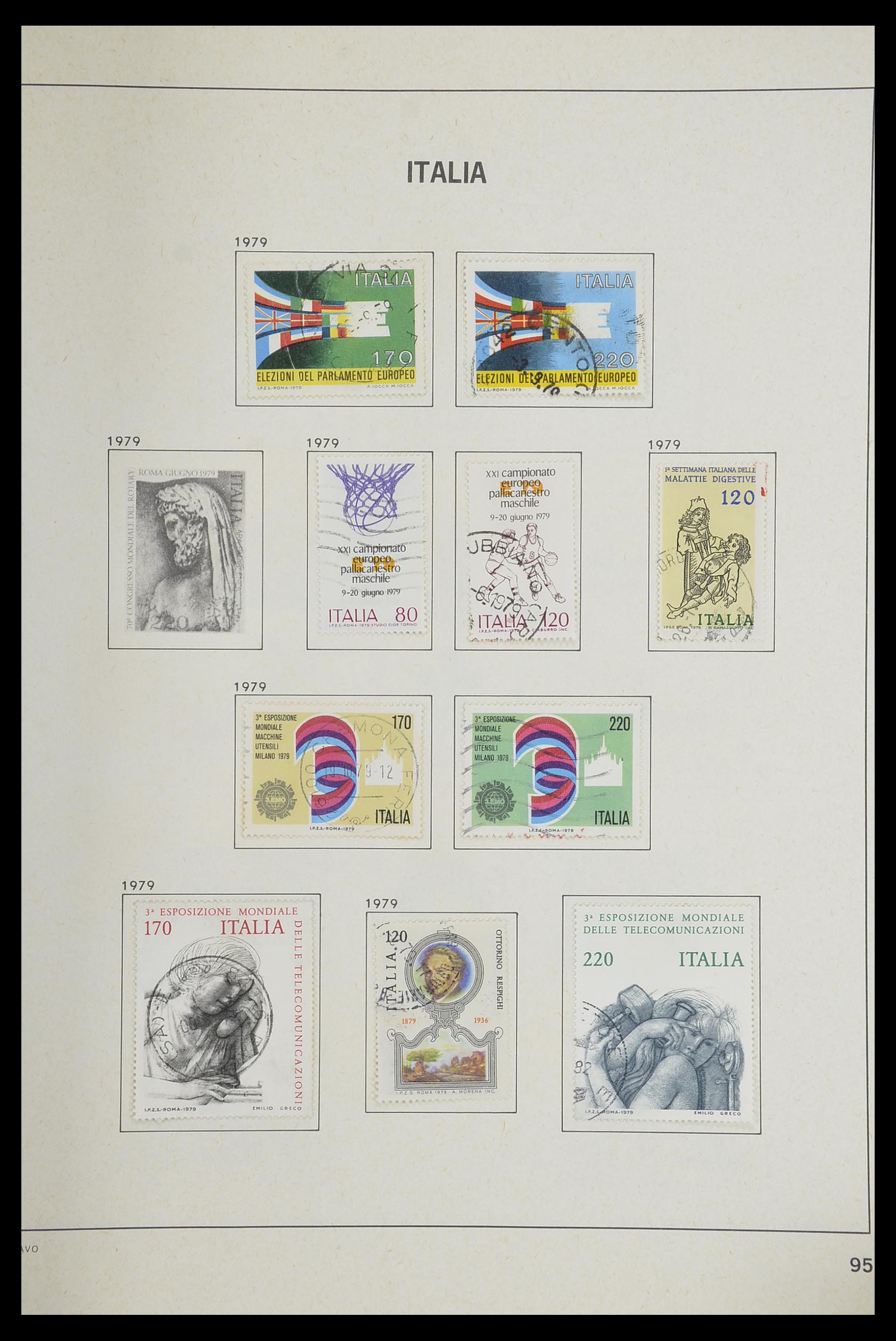 33473 095 - Stamp collection 33473 Italy 1862-1984.