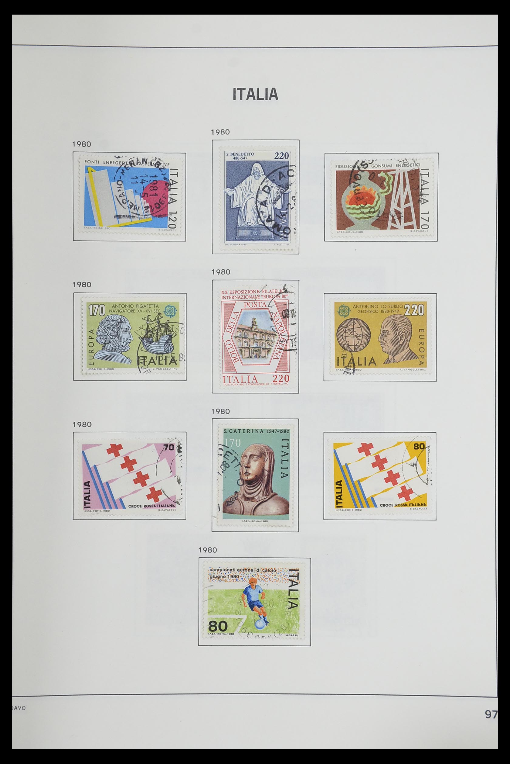 33473 097 - Stamp collection 33473 Italy 1862-1984.