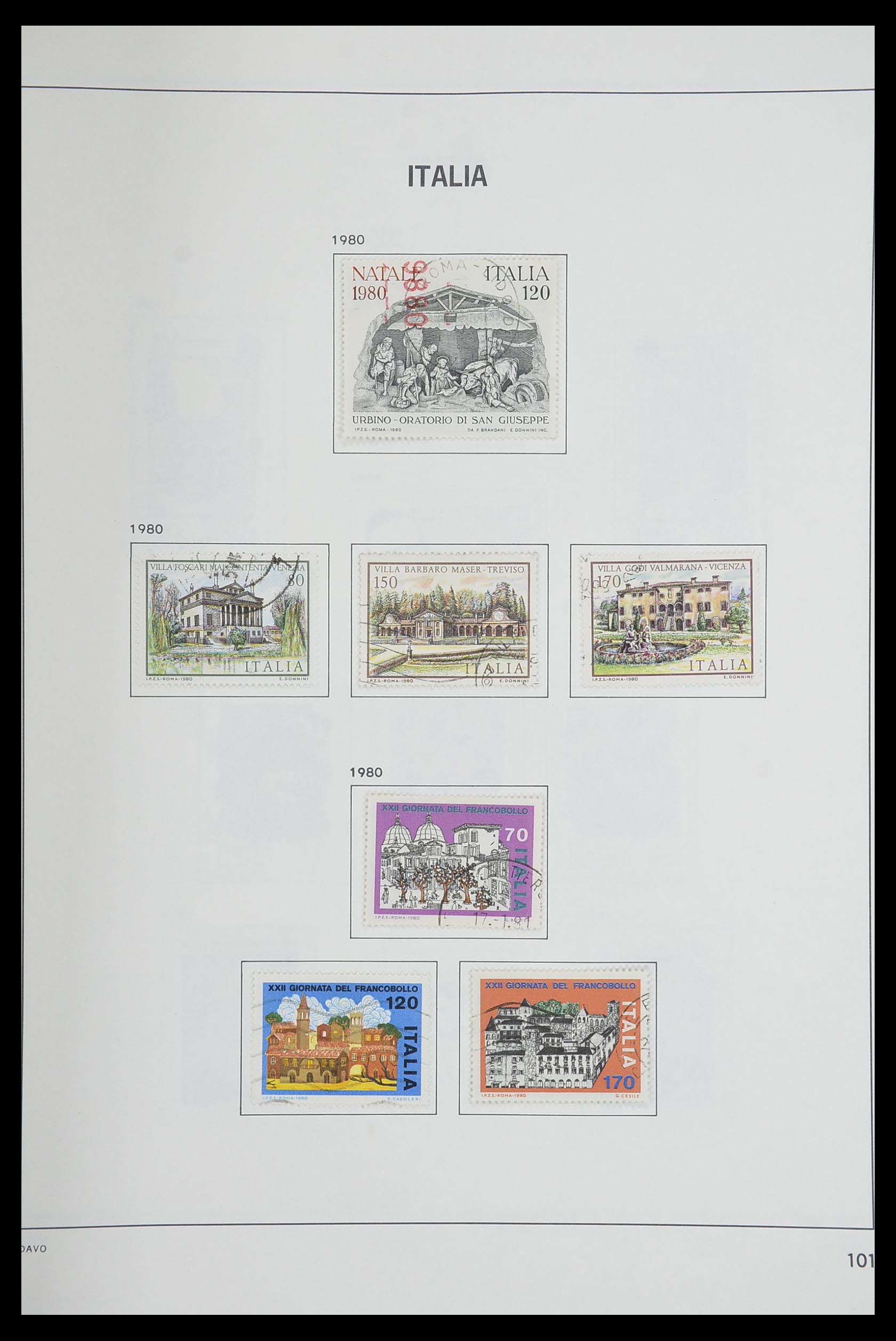 33473 101 - Stamp collection 33473 Italy 1862-1984.