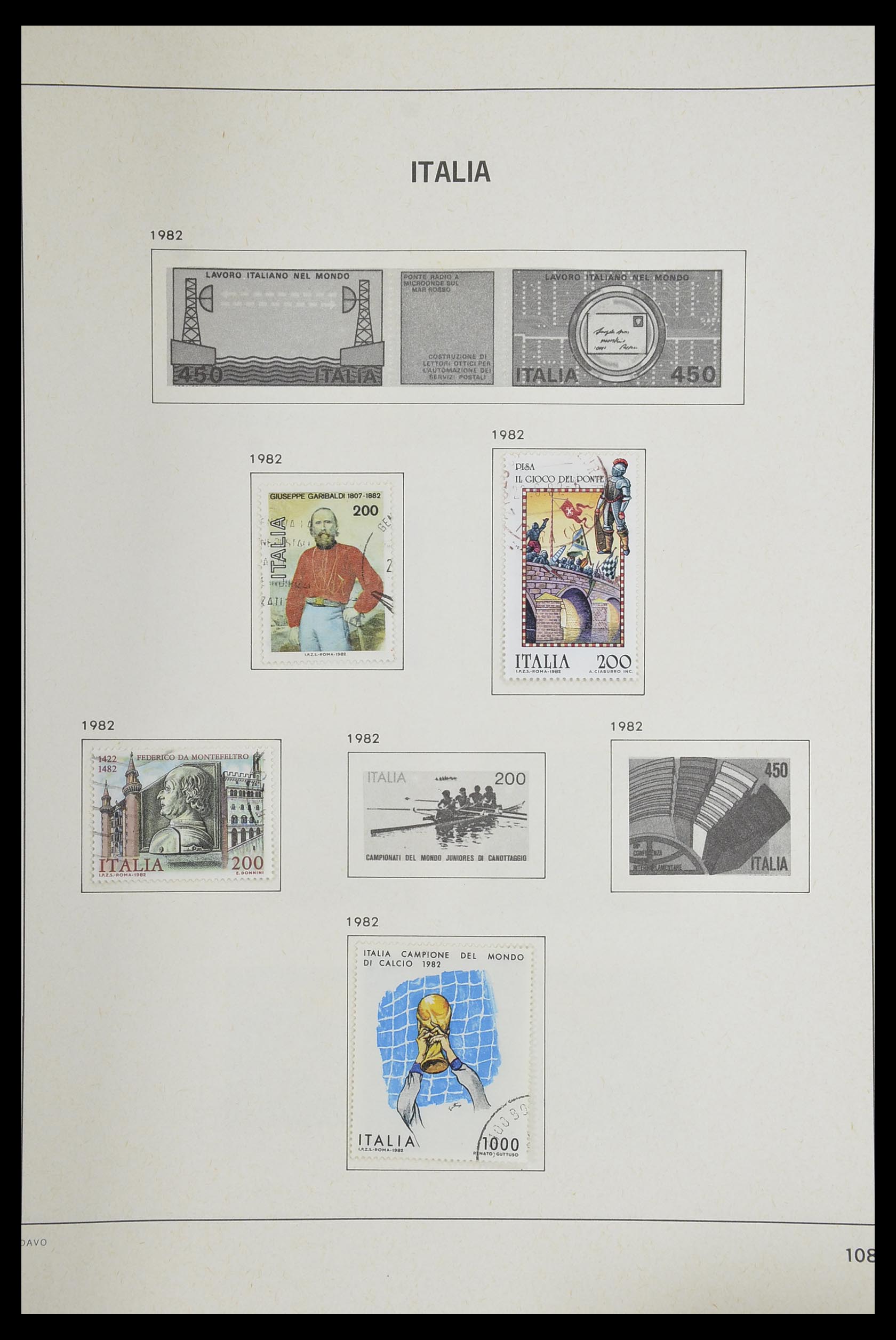 33473 108 - Stamp collection 33473 Italy 1862-1984.